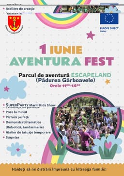  Distracție în aer liber în Parcul EscapeLand, Pădurea Gârboavele!