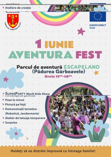  Distracție în aer liber în Parcul EscapeLand, Pădurea Gârboavele!