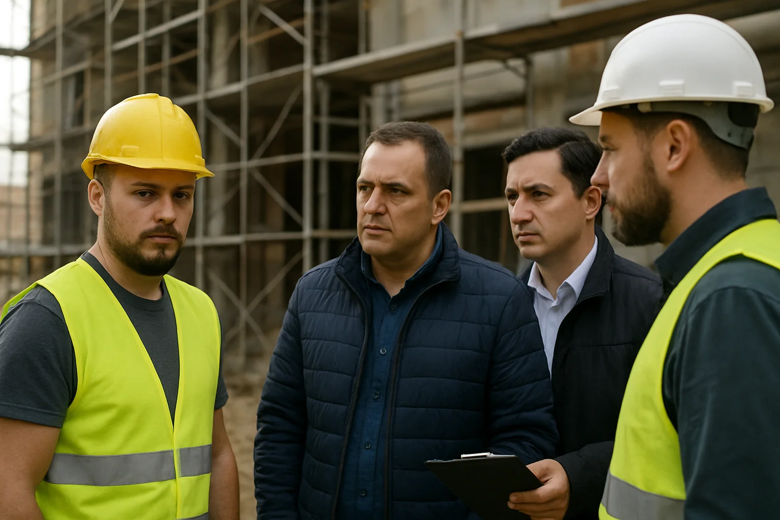 Amenzi pentru nereguli pe șantiere