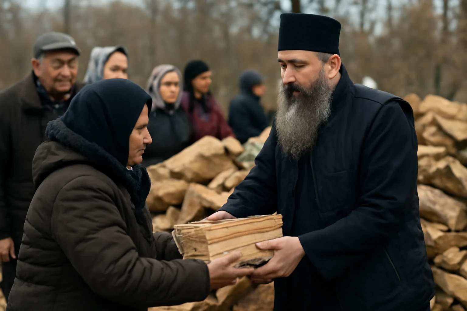 Arhiepiscopia Dunării de Jos oferă lemne de foc gratuite persoanelor vulnerabile din Galați