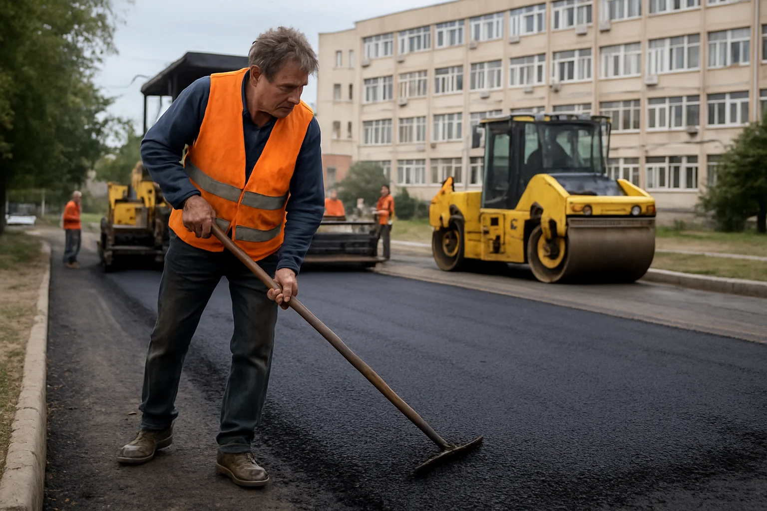 Asfaltarea Căilor de Acces la Spitalul Județean Galați Avancează: Detalii despre Proiectul de Modernizare