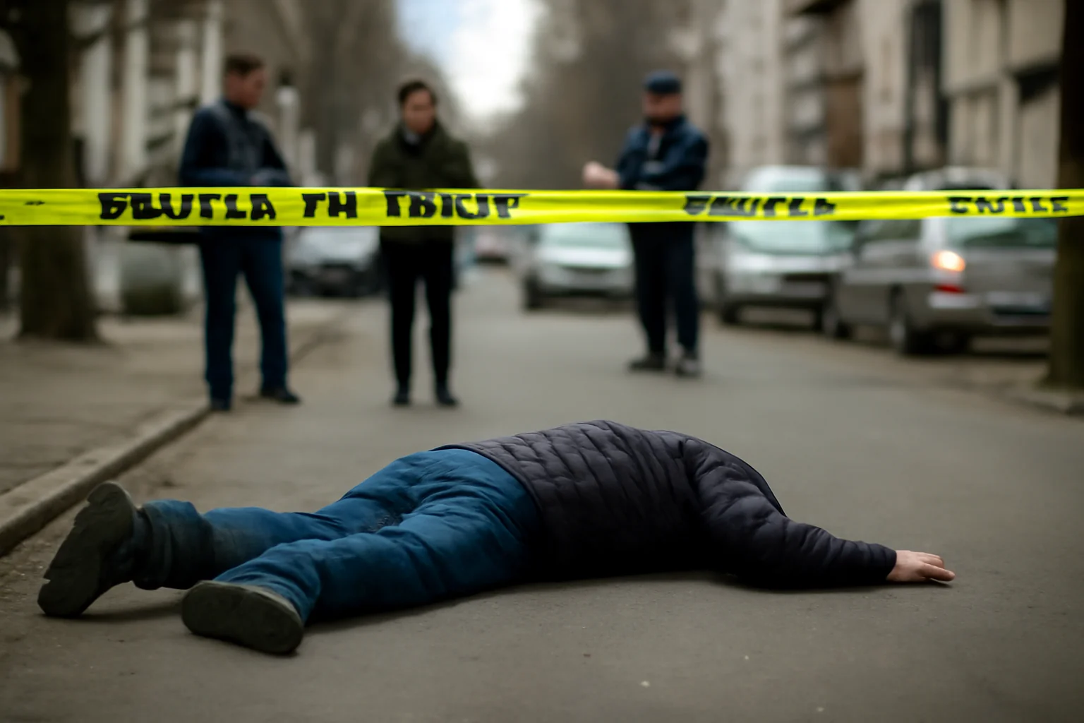 Bărbat decedat descoperit pe stradă în zonă urbană