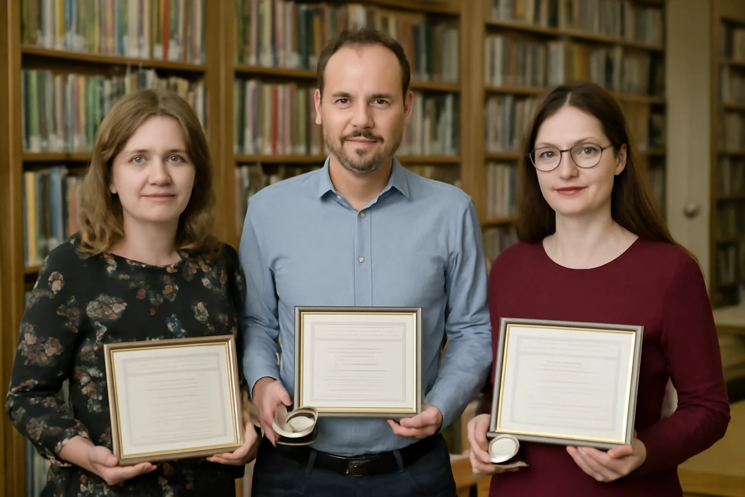 Bibliotecarii din Galați, recompensați pentru contribuția la Wikipedia în limba română