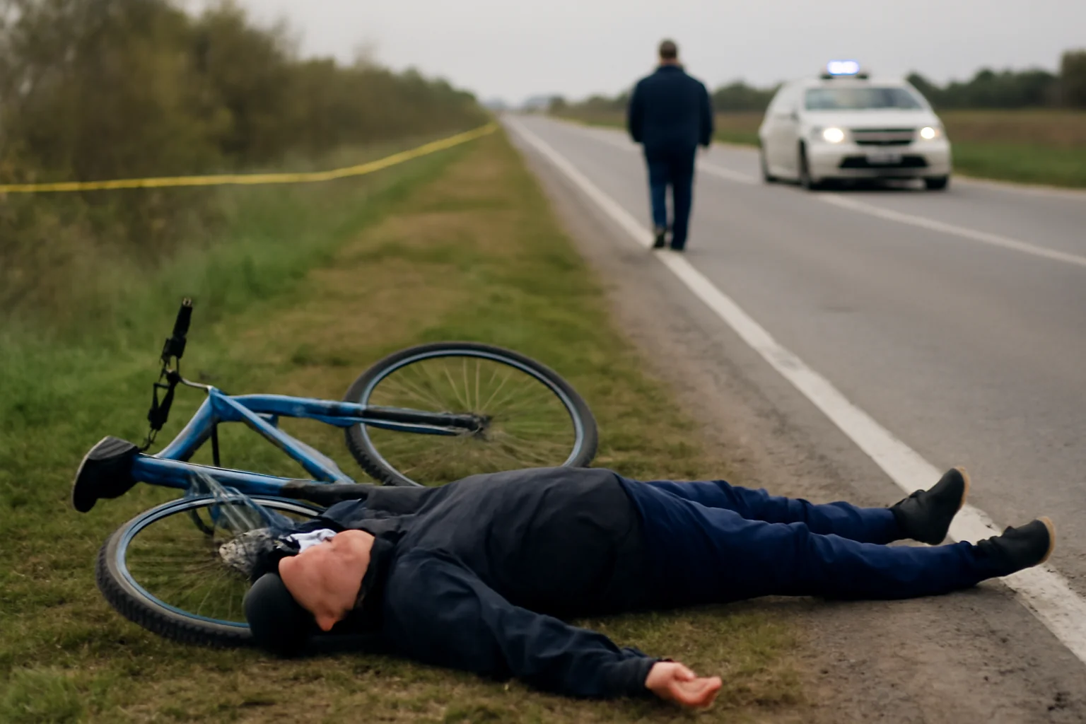 Biciclist de 69 de ani, decedat după un accident rutier pe DN 25, în județul Galați