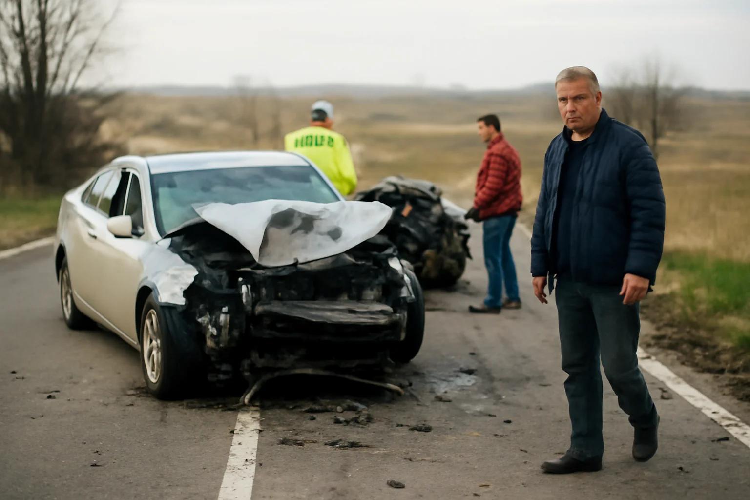 Biciclist de 69 de ani decedat într-un accident pe DN 25, lângă Galați, în prima zi a anului