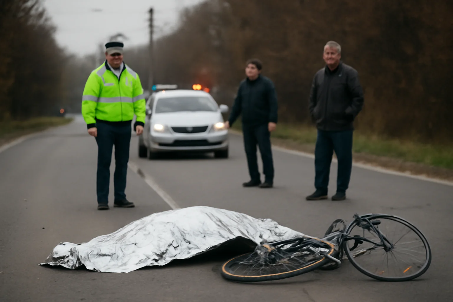 Biciclist de 69 de ani moare într-un accident pe DN 25, în Drăgănești, județul Galați