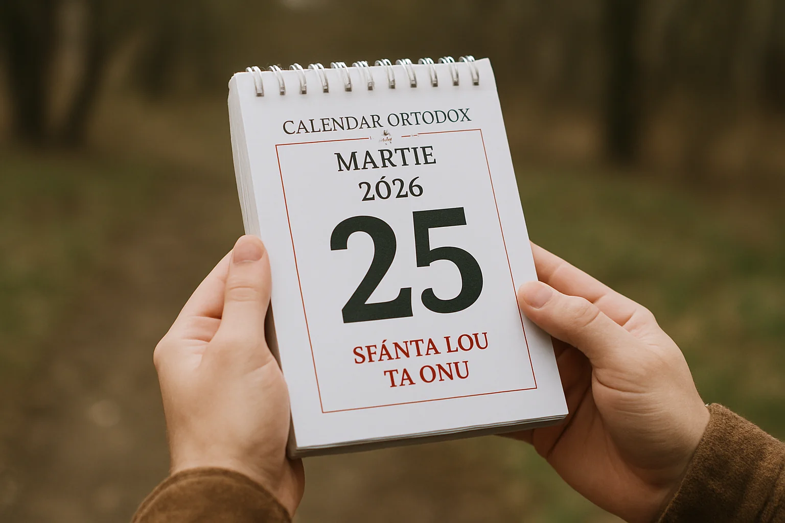 Calendar ortodox – 2026-03-25