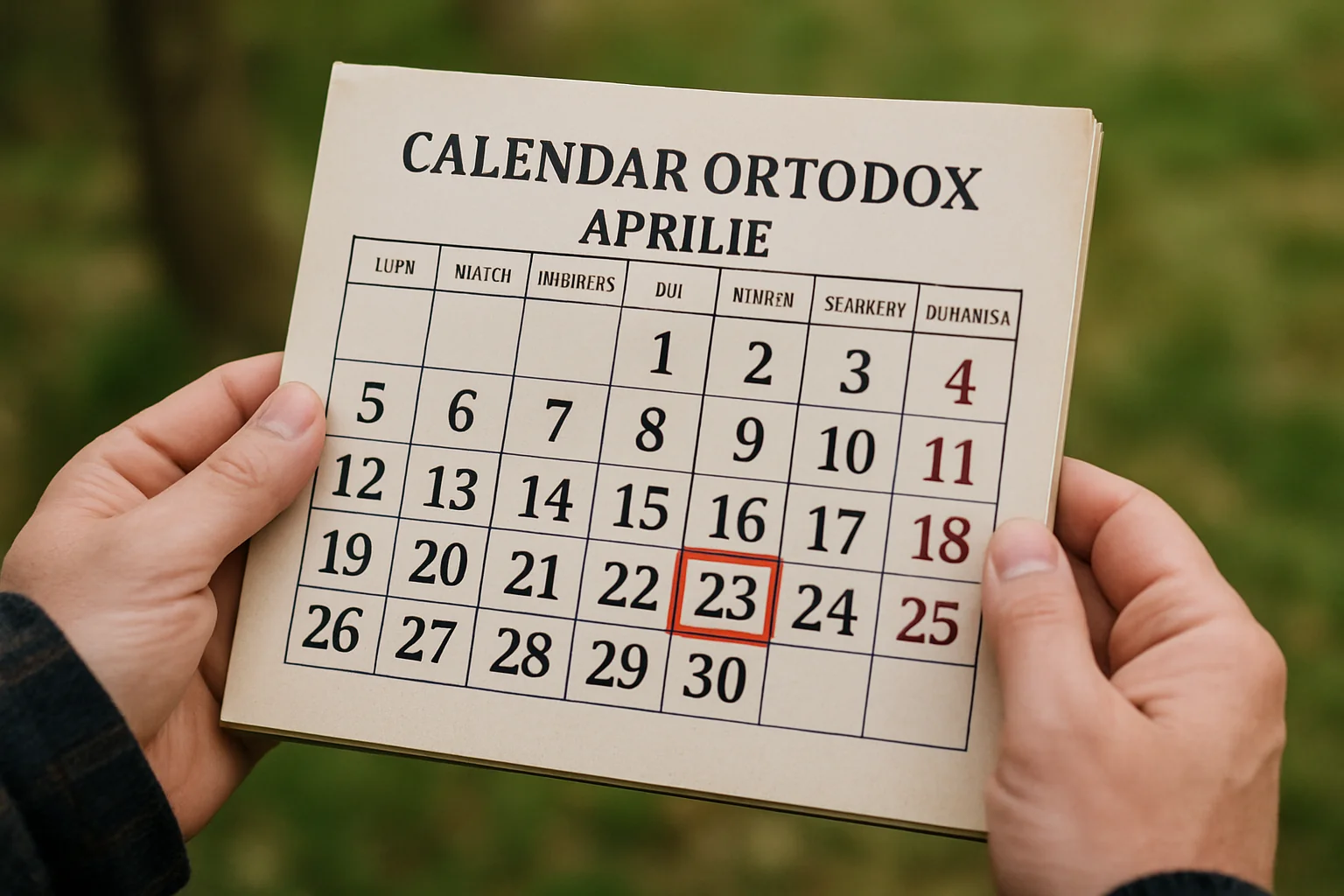 Calendar ortodox – 2026-04-19