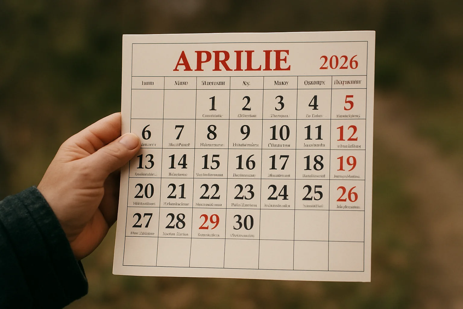 Calendar ortodox – 2026-04-29