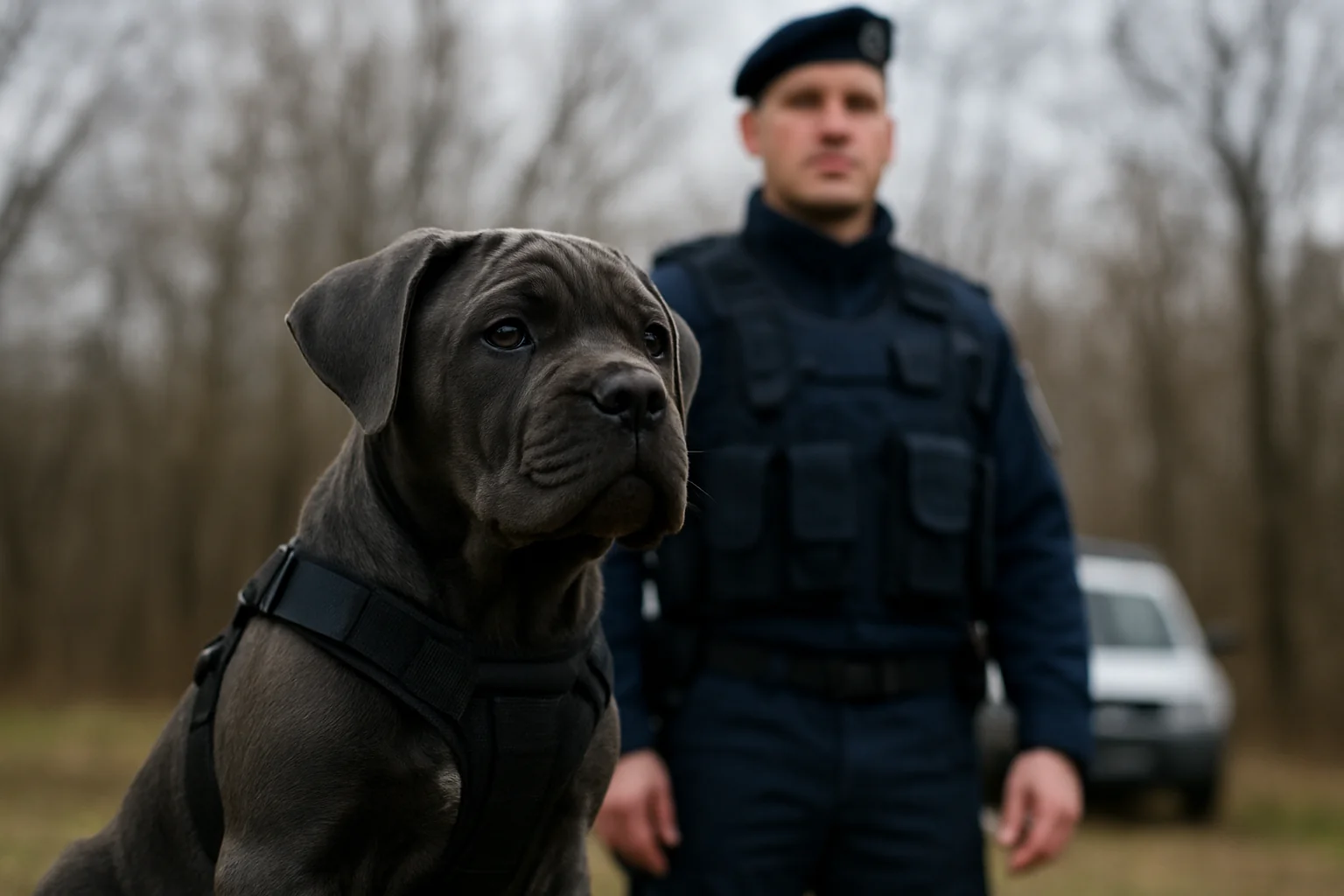 Cane Corso Ben, noul recrut al Jandarmeriei Tulcea