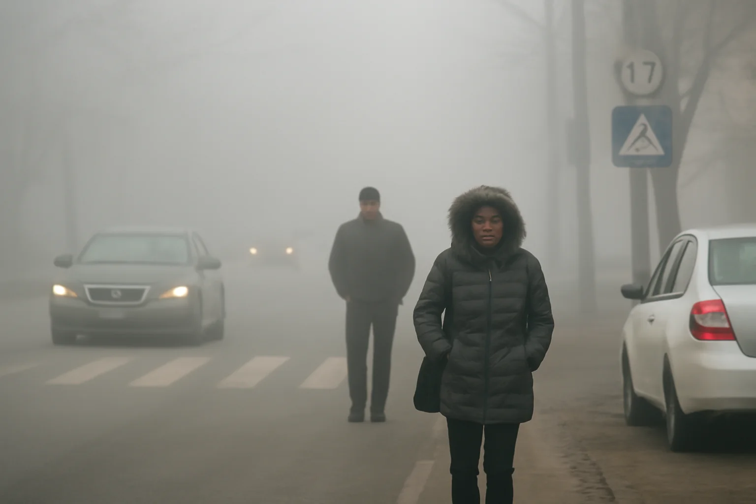 Cod galben de ceață densă la Galați în prima parte a zilei de 8 ianuarie 2026