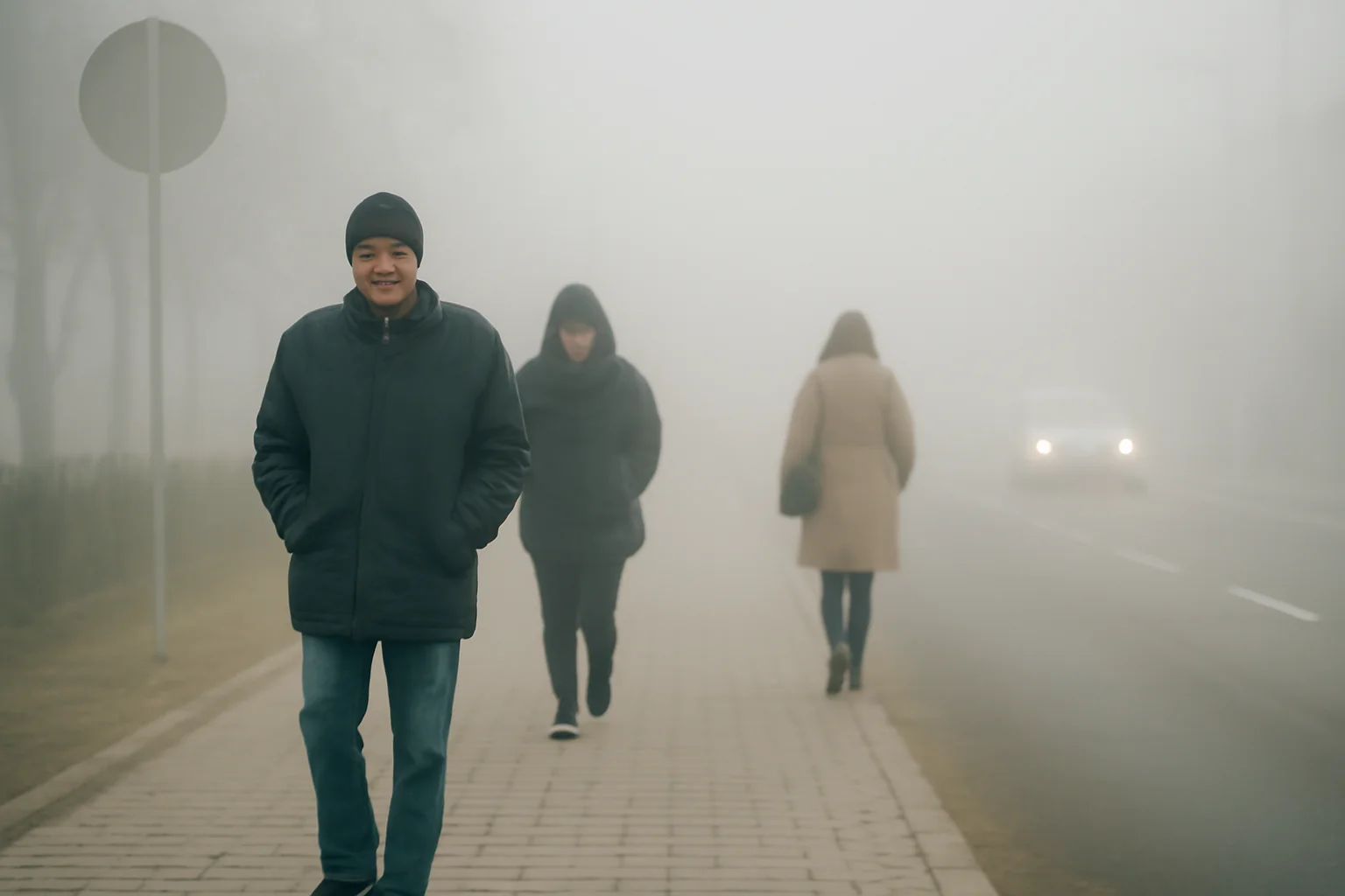Cod galben de ceață la Galați: avertizare nowcasting pentru mai multe localități