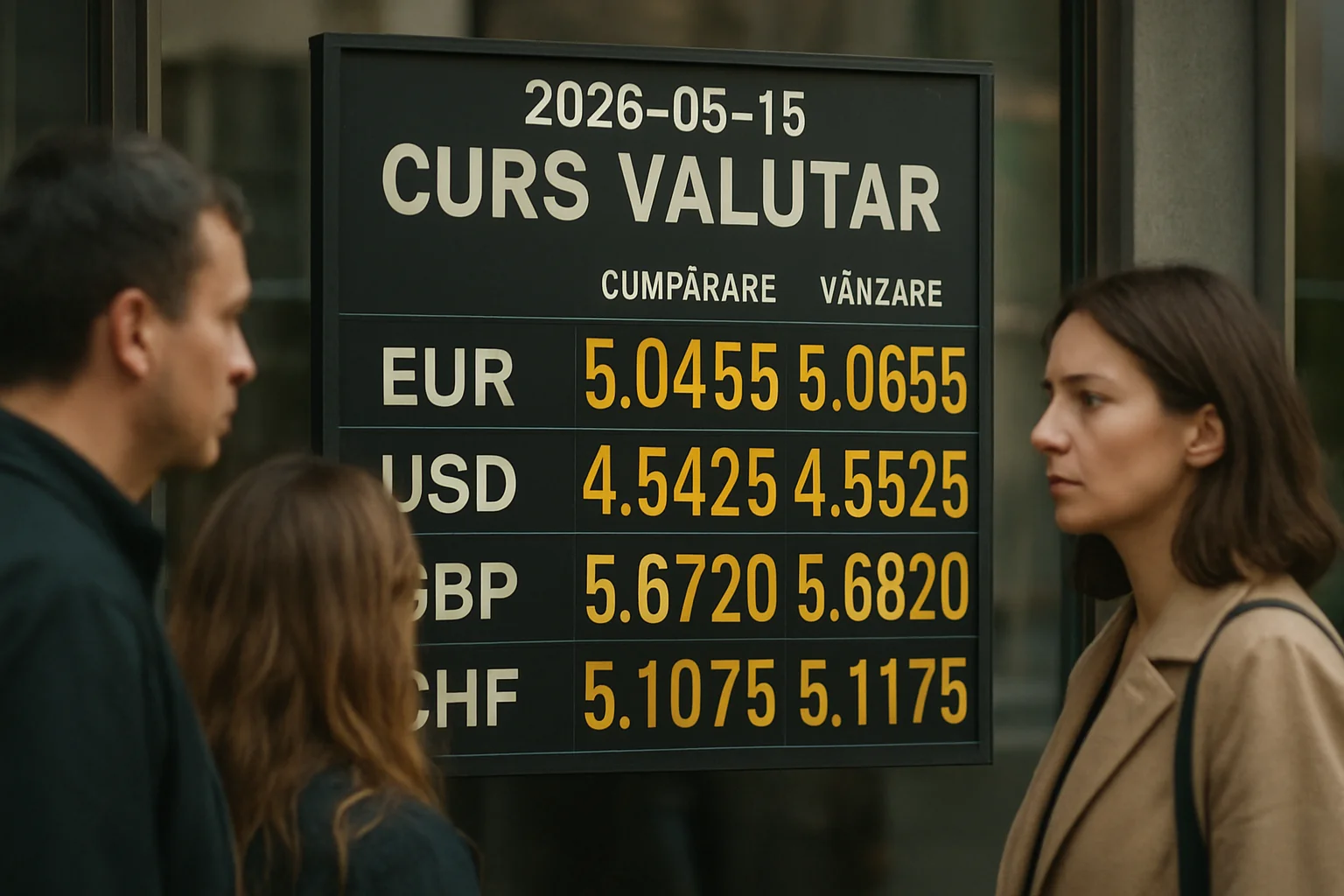 Curs valutar azi (BNR) – 2026-05-15