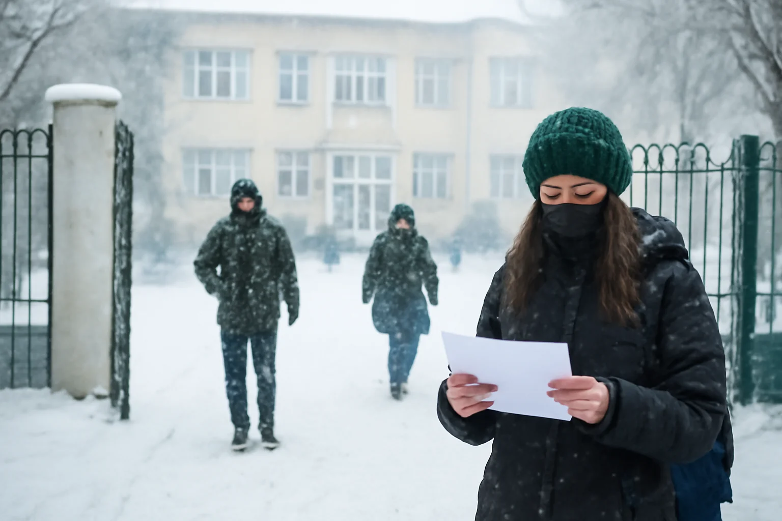 Cursurile școlare din Galați trec în online pe 18 februarie 2026 din cauza viscolului