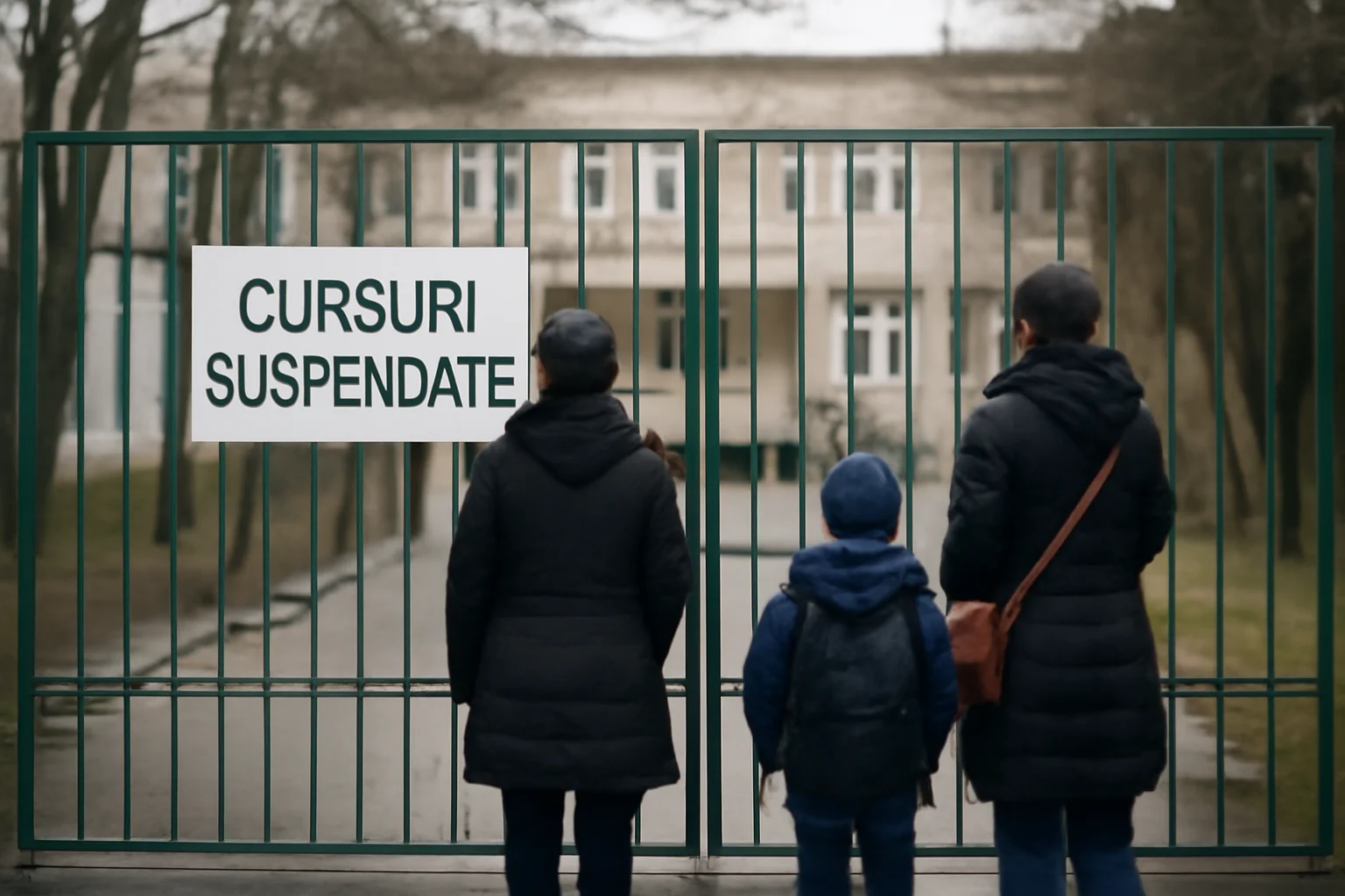 Cursurile trec temporar în online la două unități de învățământ din Galați din cauza vremii