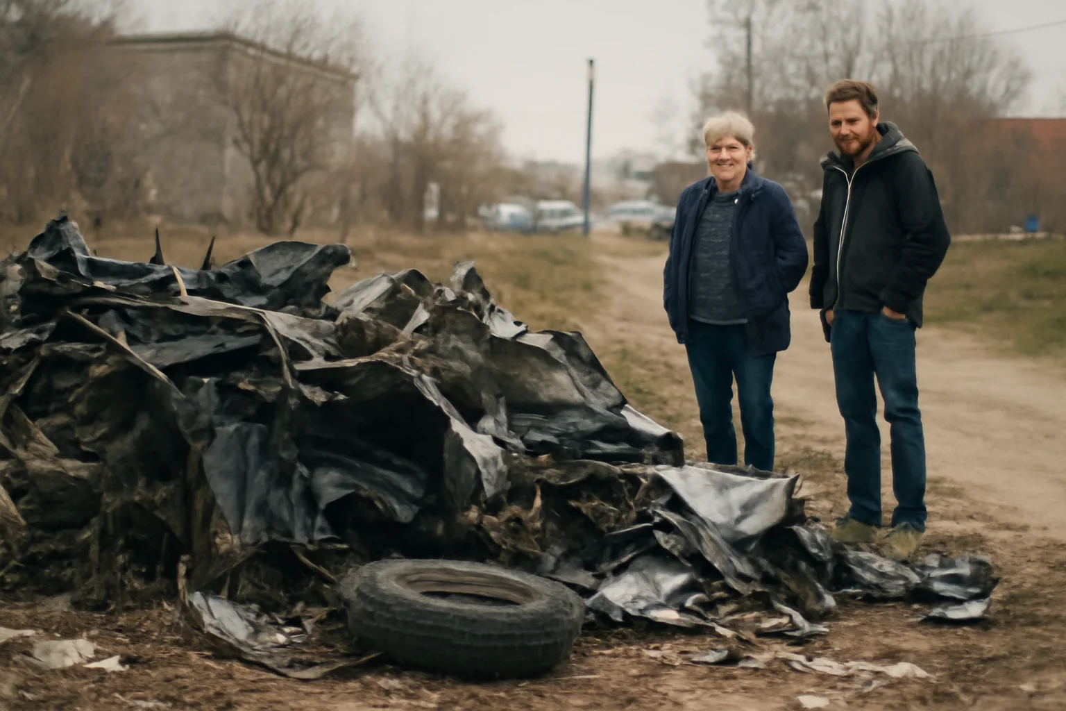 Deșeurile din dezmembrări auto, problemă cronică semnalată la Galați