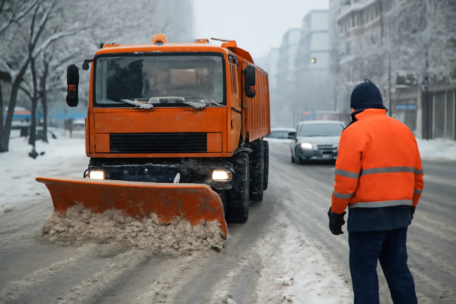 Deszăpezire în municipiul Galați: intervenții extinse și recomandări pentru șoferi