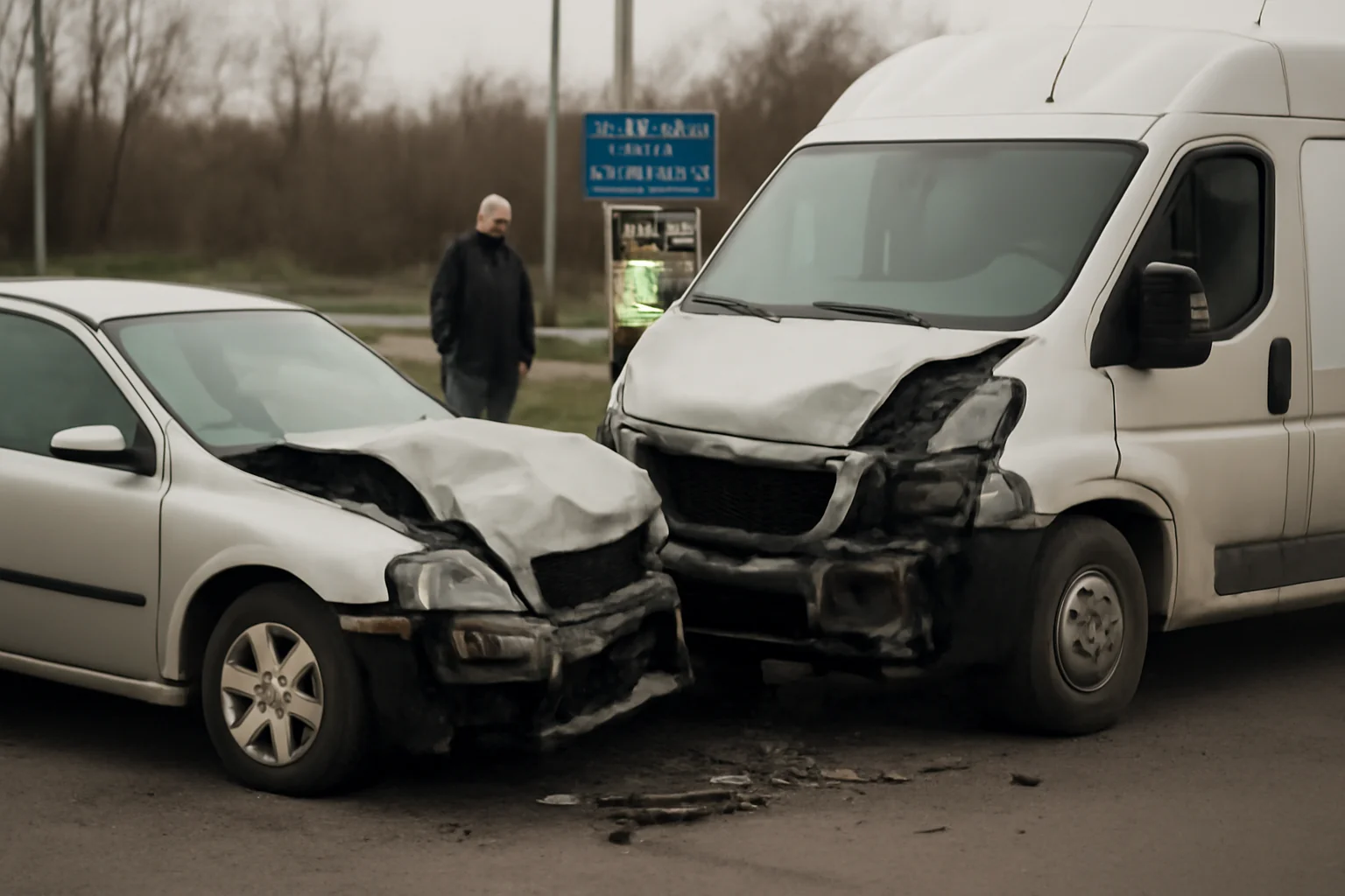 Două persoane rănite grav într-un accident rutier la intrarea în Costi, lângă Galați