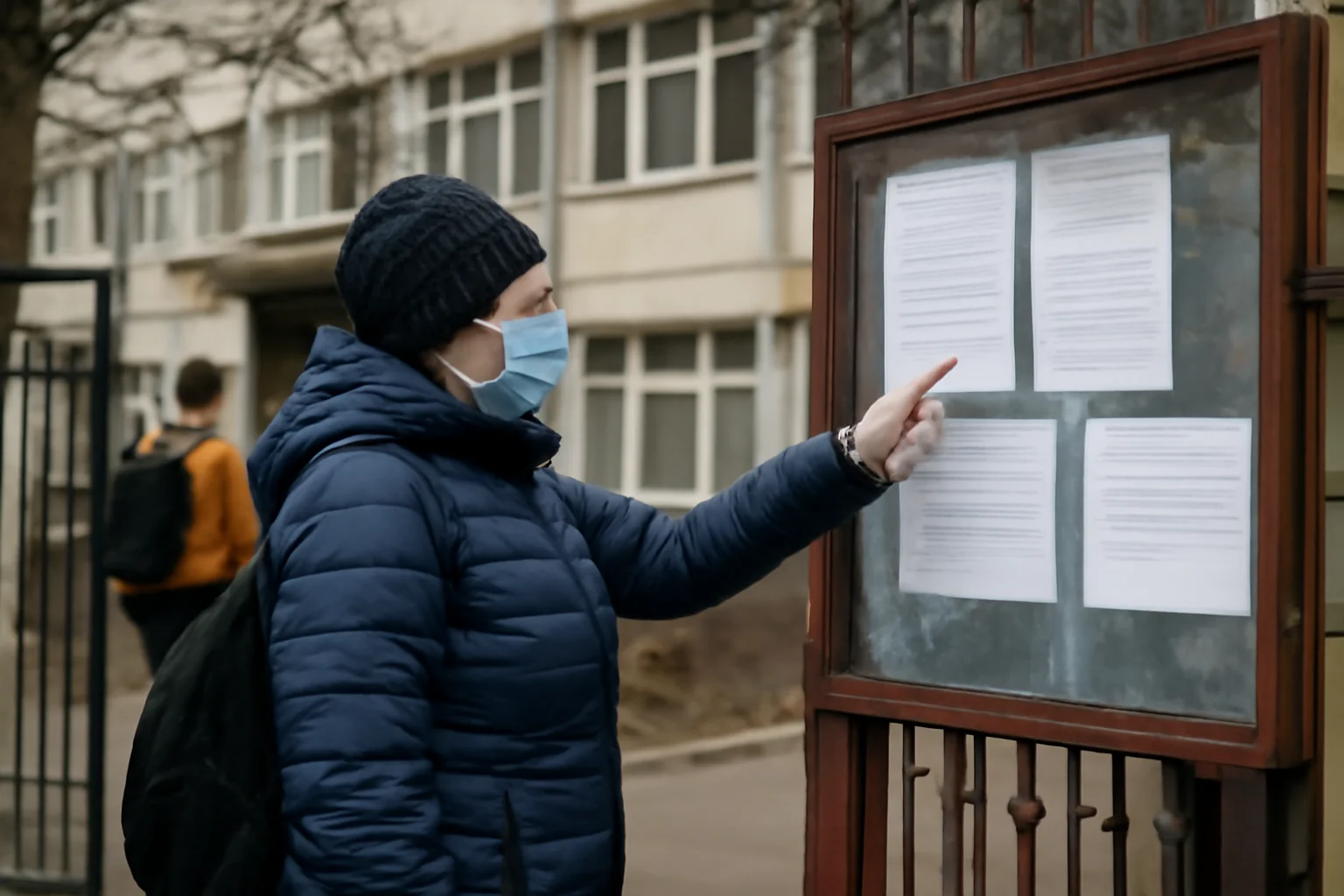 Două unități de învățământ din Galați trec temporar în online din cauza vremii