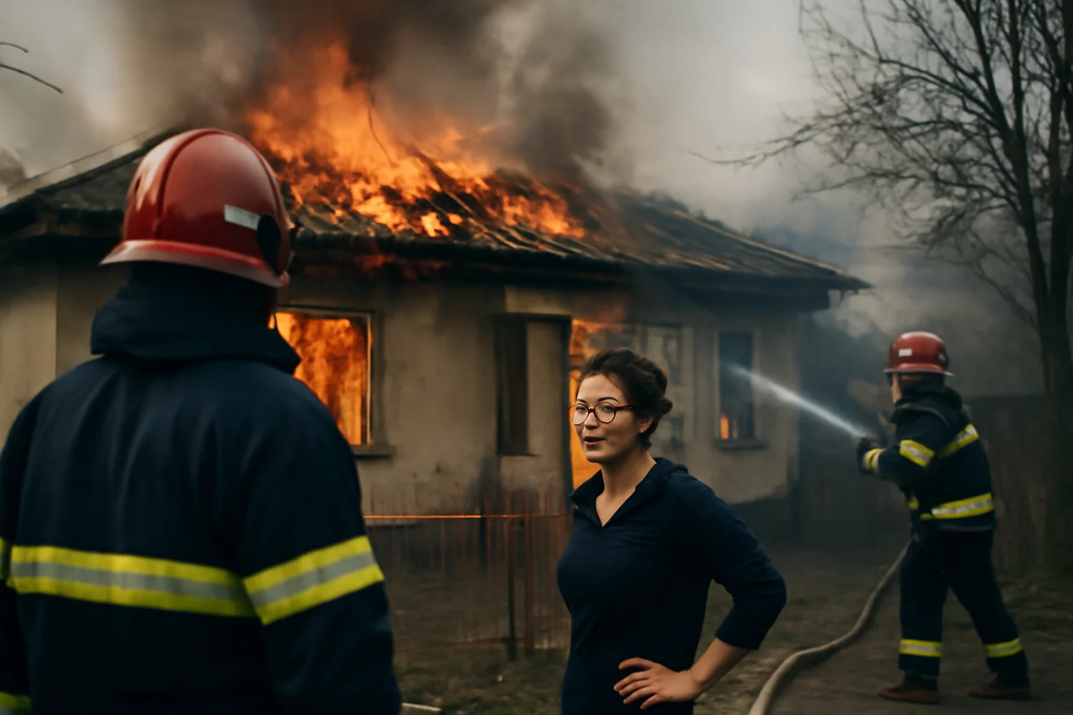 Explozie urmată de incendiu într-o locuință din județul Galați: un bărbat de 55 de ani, rănit grav