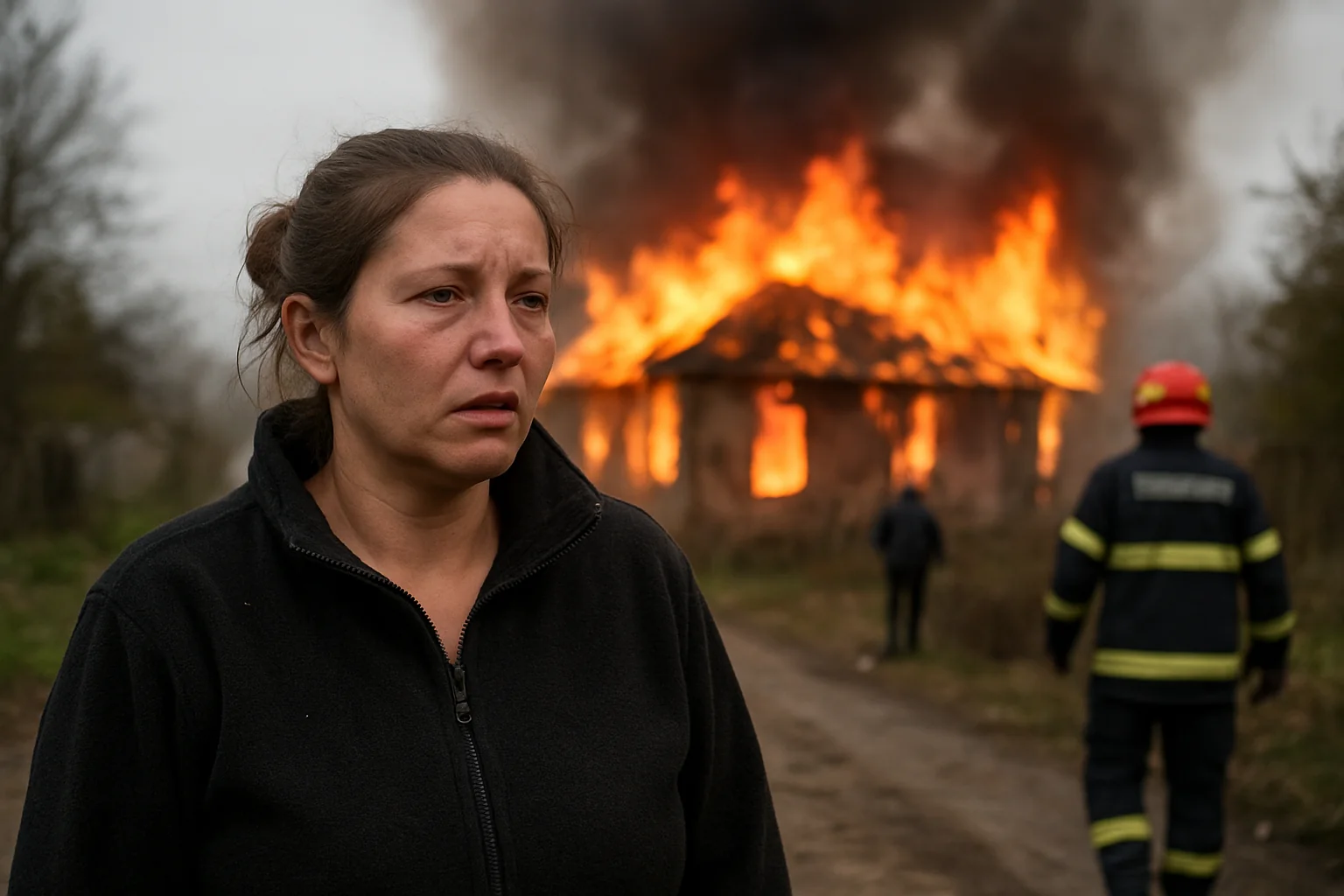Femeie decedată într-un incendiu la Malu Alb, Galați