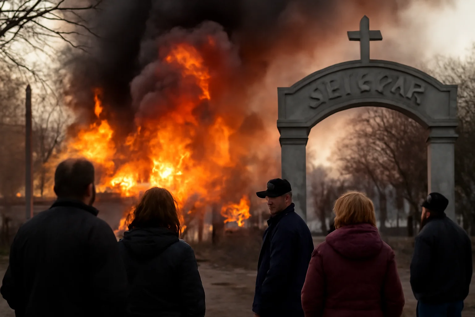Incendiu de amploare lângă cimitirul Sf. Lazăr, în cartierul Micro 16 din Galați