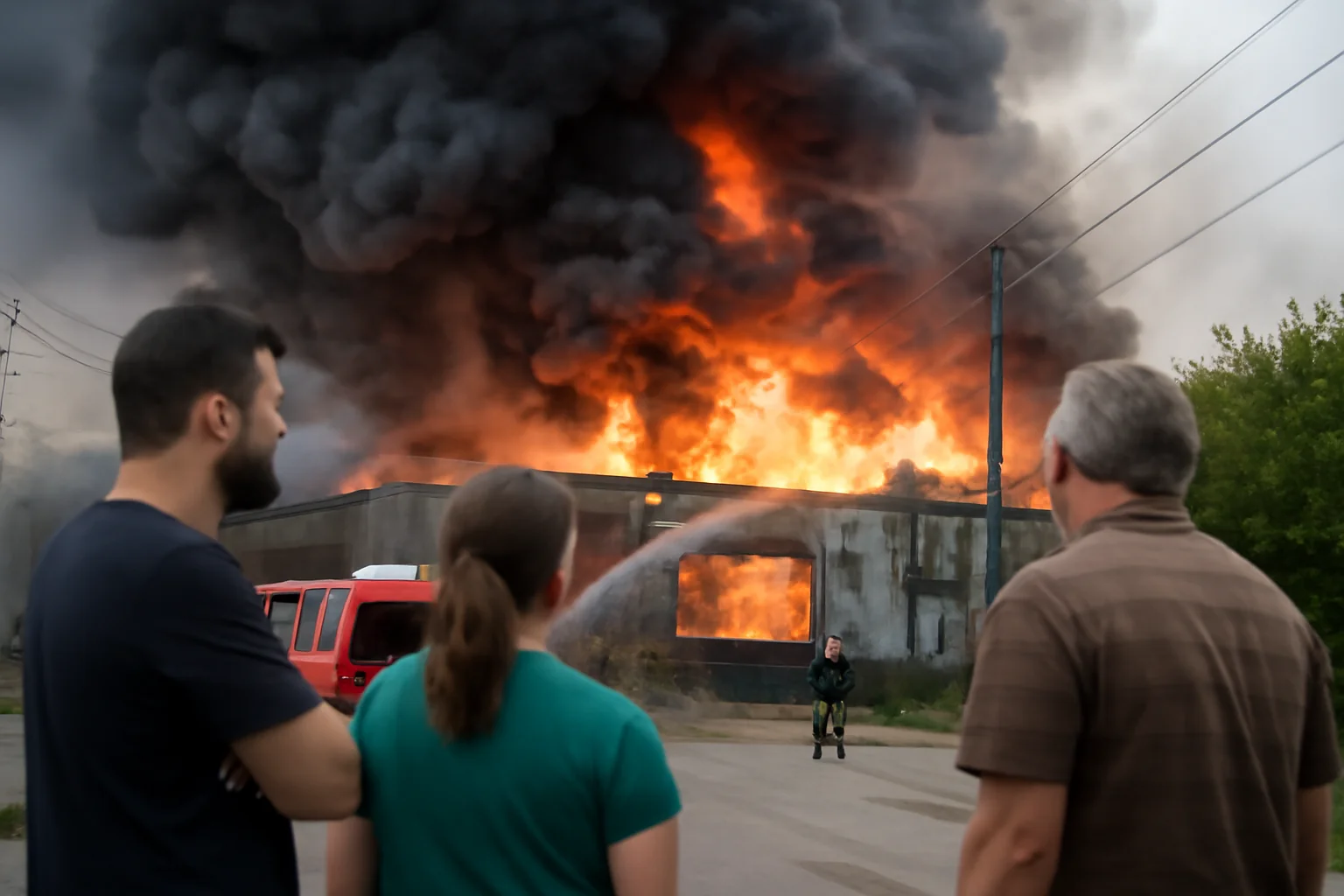 Incendiu la o hală Belor România din Galați: intervenție rapidă a pompierilor
