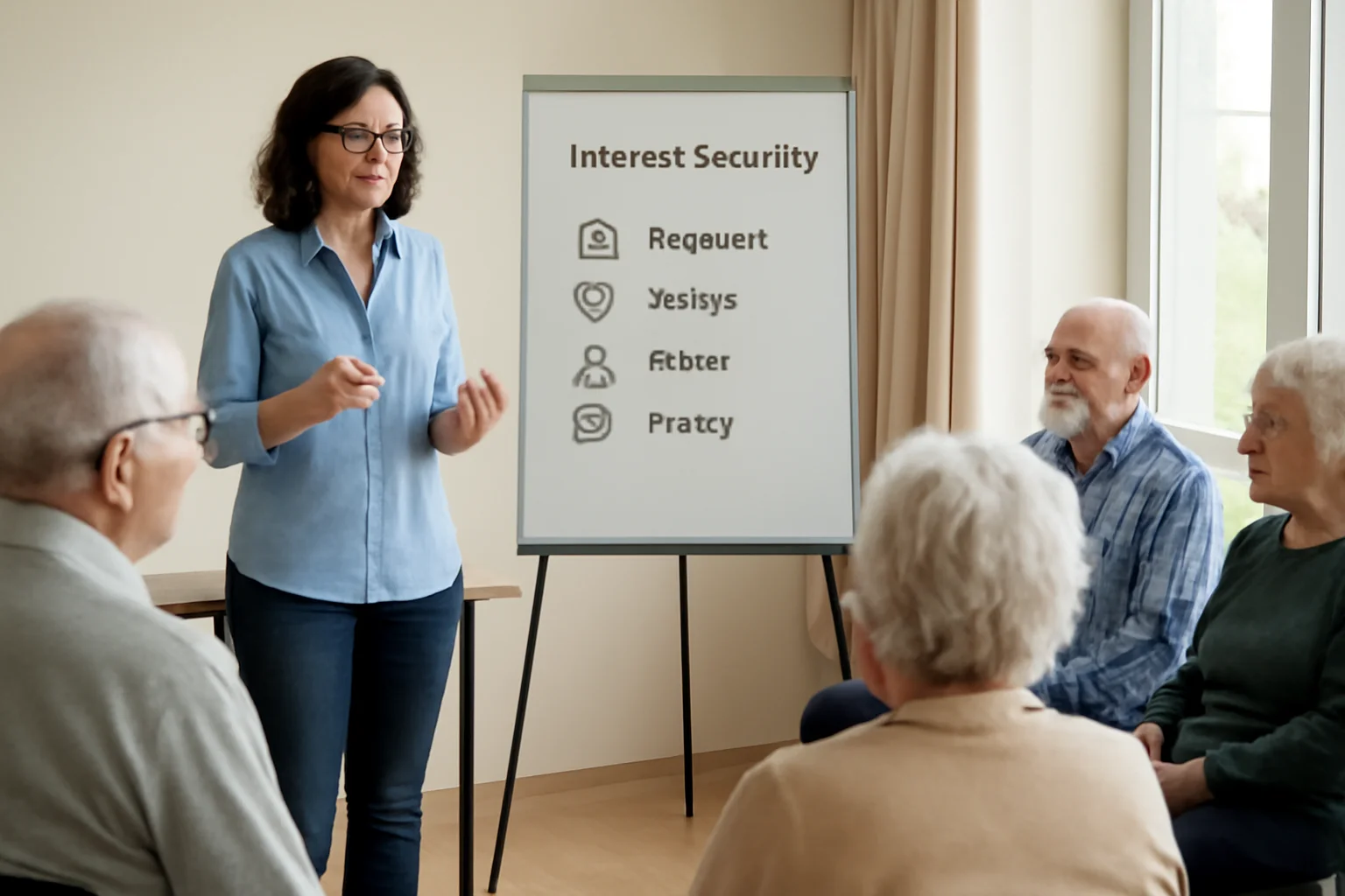 Instruire pentru siguranță online dedicată seniorilor, organizată la Galați