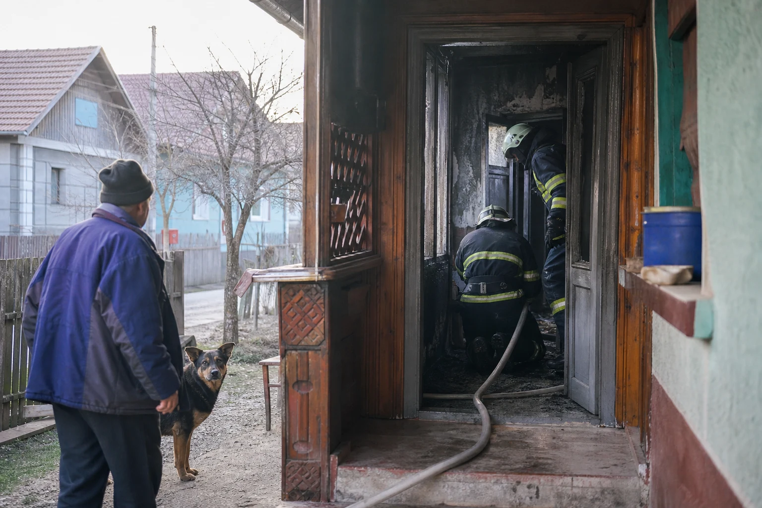 Ivești: bărbat de 46 de ani, arest preventiv după incendierea locuinței mătușii