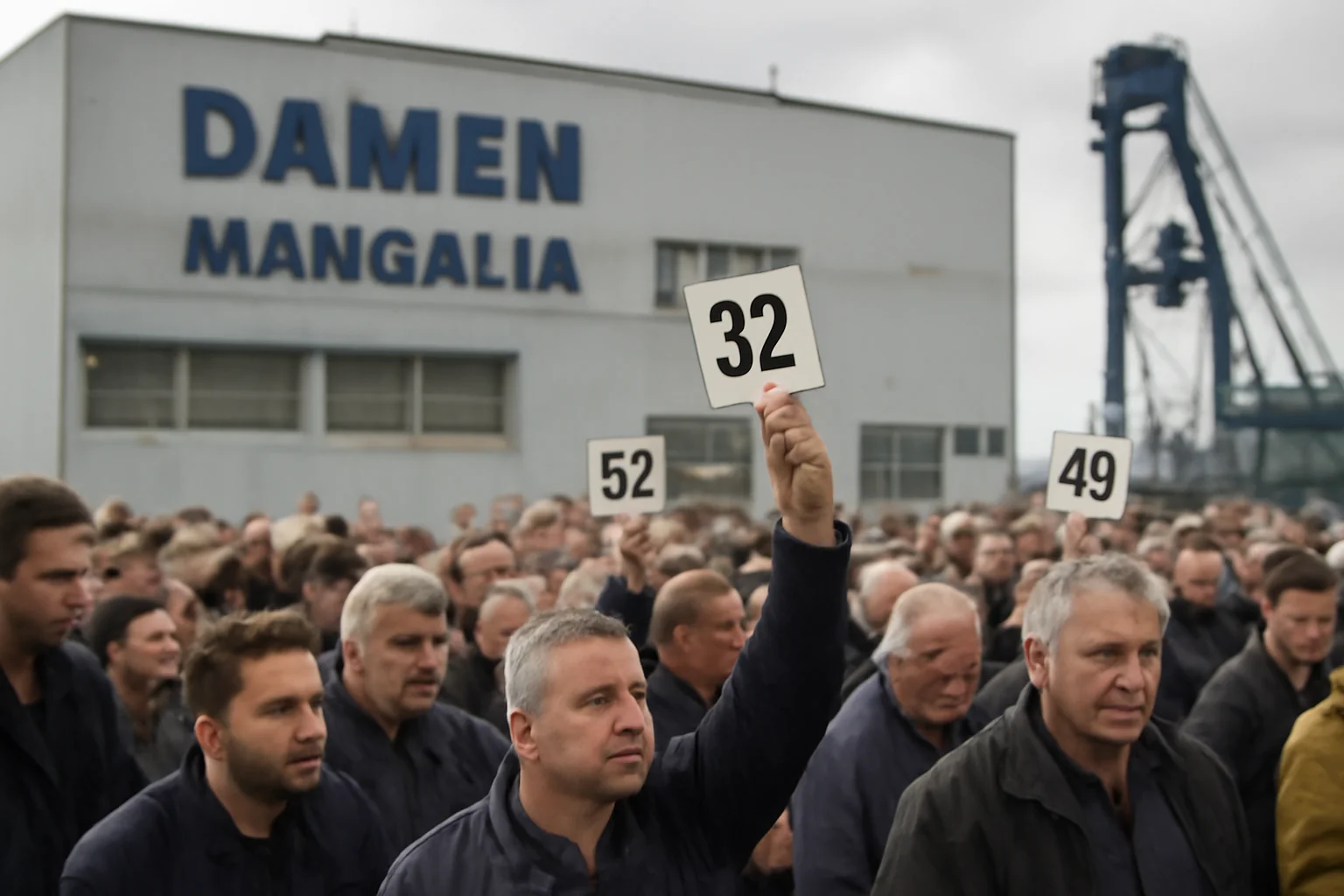 Licitații spectaculoase pentru Șantierul Naval Damen Mangalia
