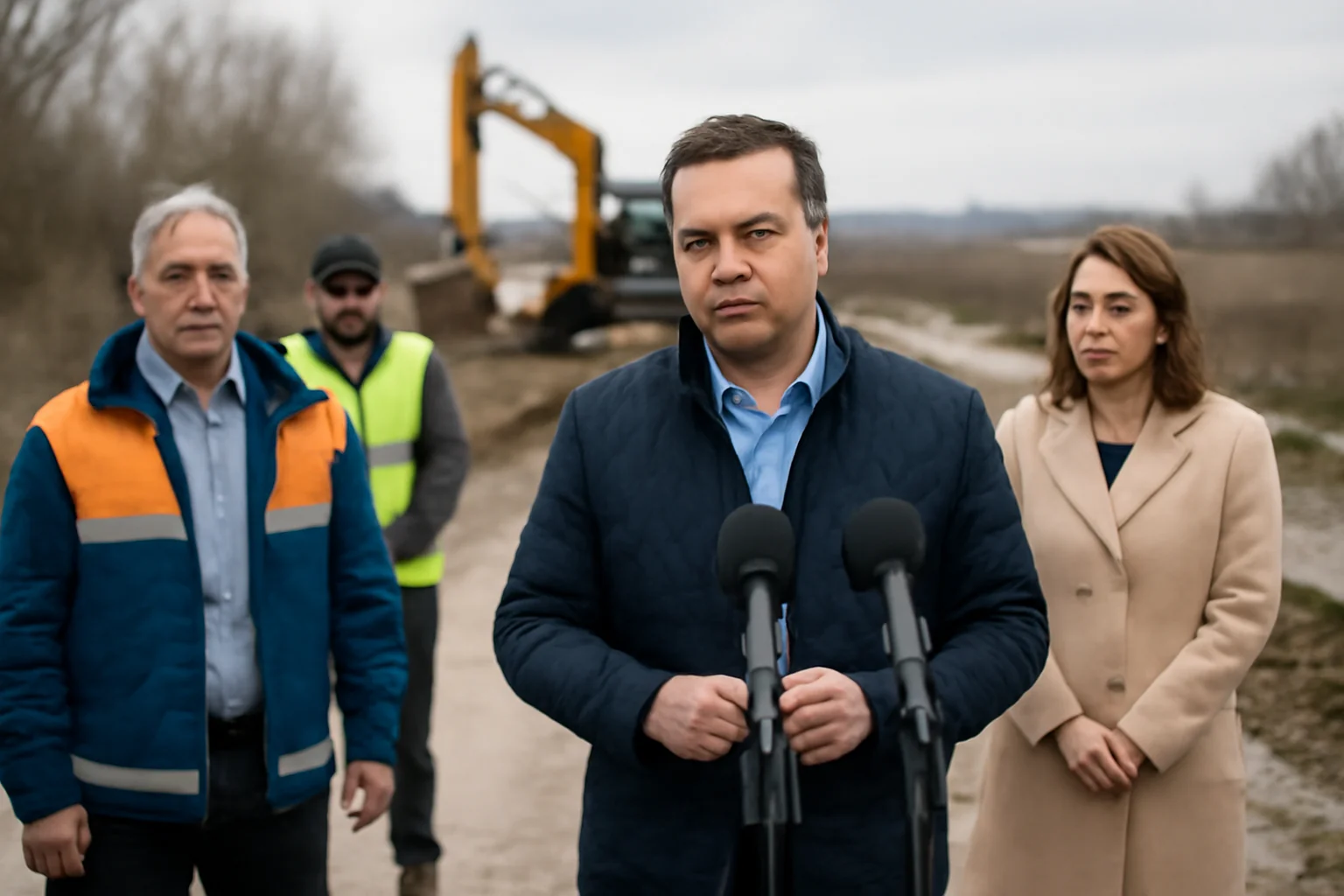 Lucrări ample la drumurile afectate de inundații anunțate de Consiliul Județean Galați