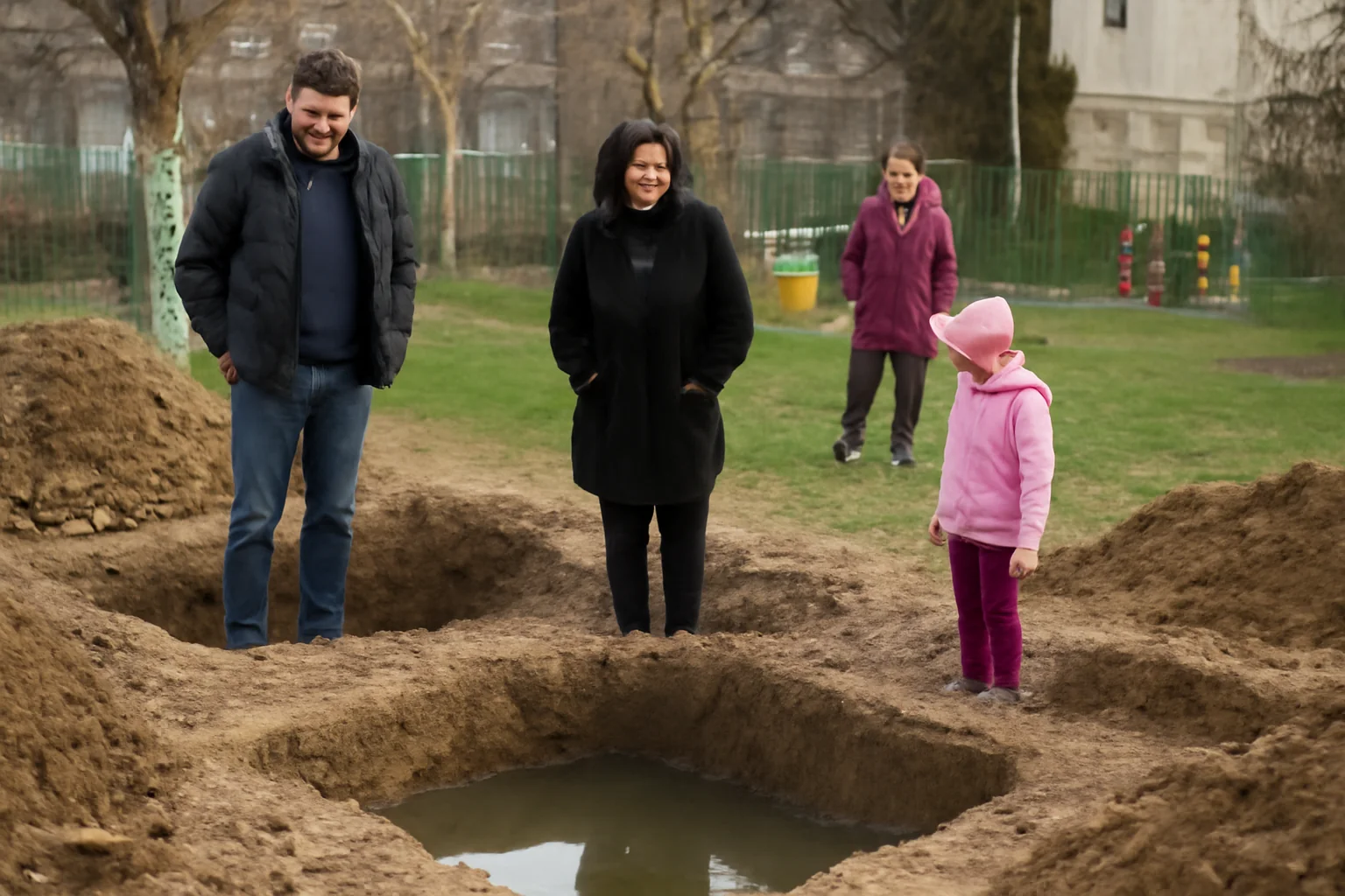 Oase găsite în curtea unei grădinițe din Galați, verificate de autorități