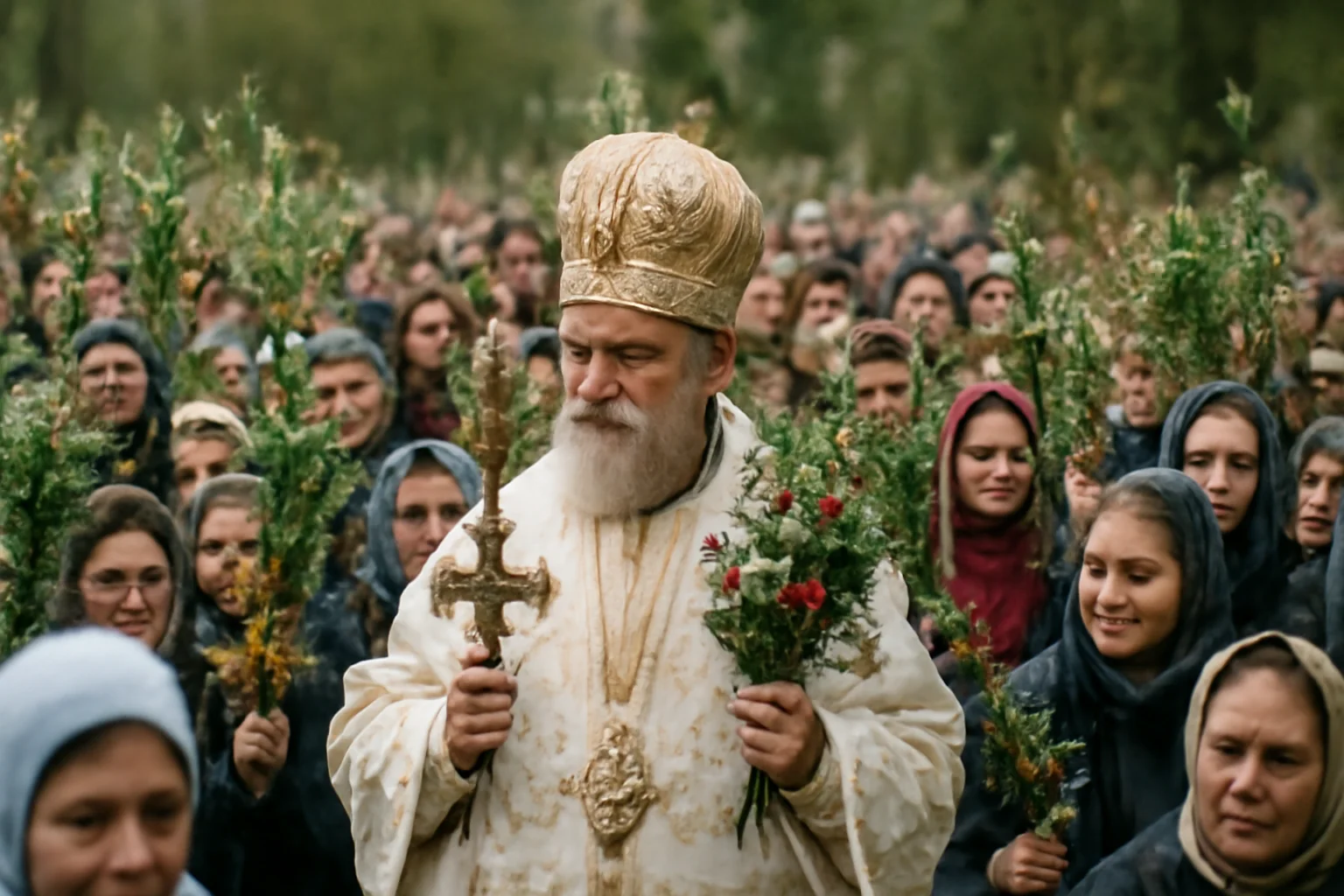 Pelerinaj de Florii atrage mii de credincioși în Galați