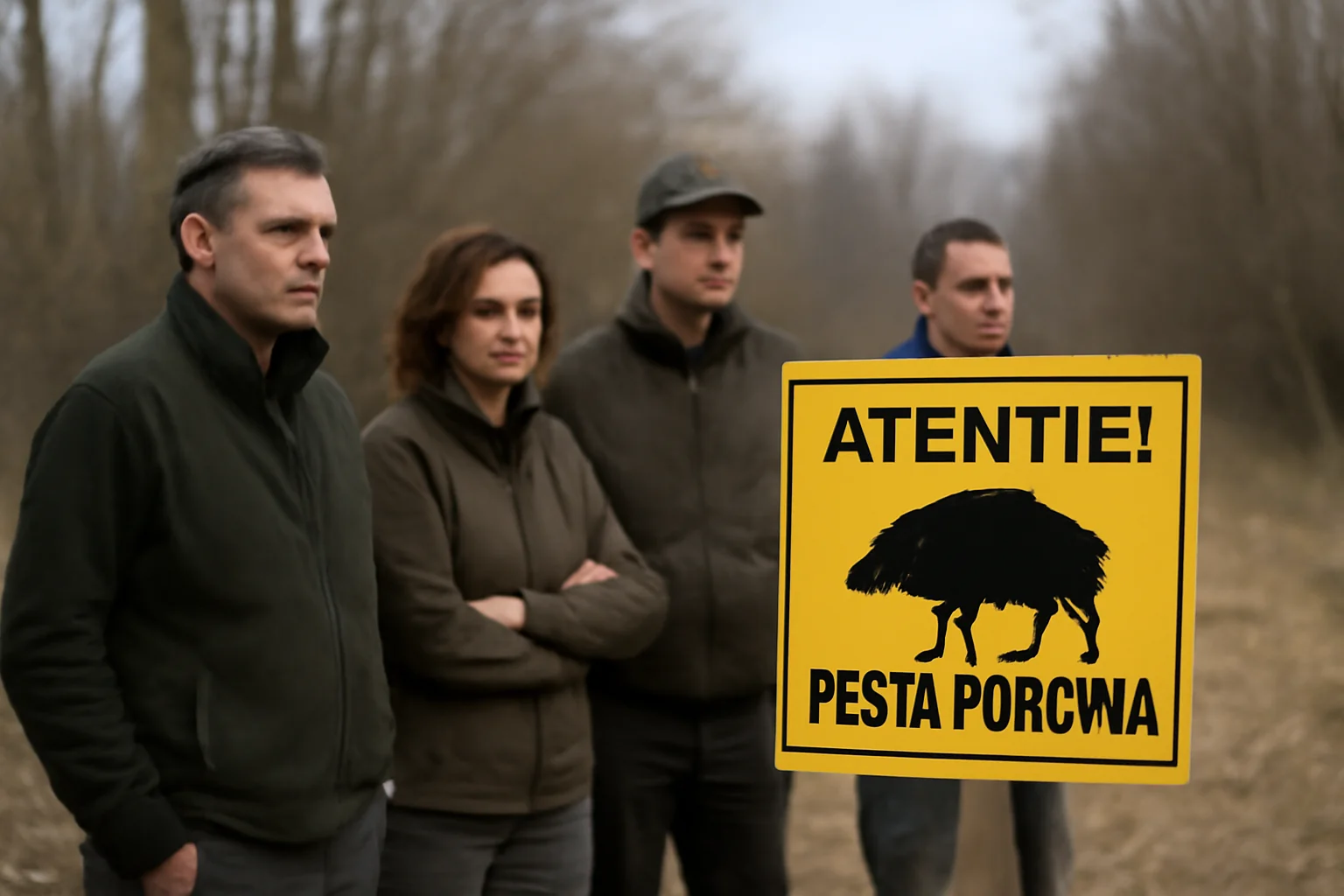 Pestă porcină confirmată la mistreți pe fondurile de vânătoare din sudul județului Galați