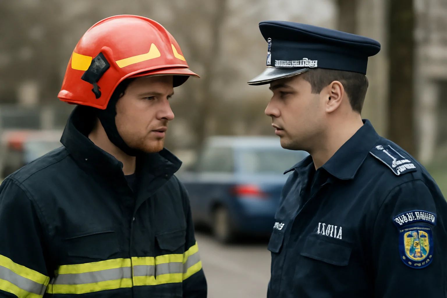 Polițist din Galați, verificat disciplinar după ce a lăsat fără permis un pompier voluntar aflat în misiune