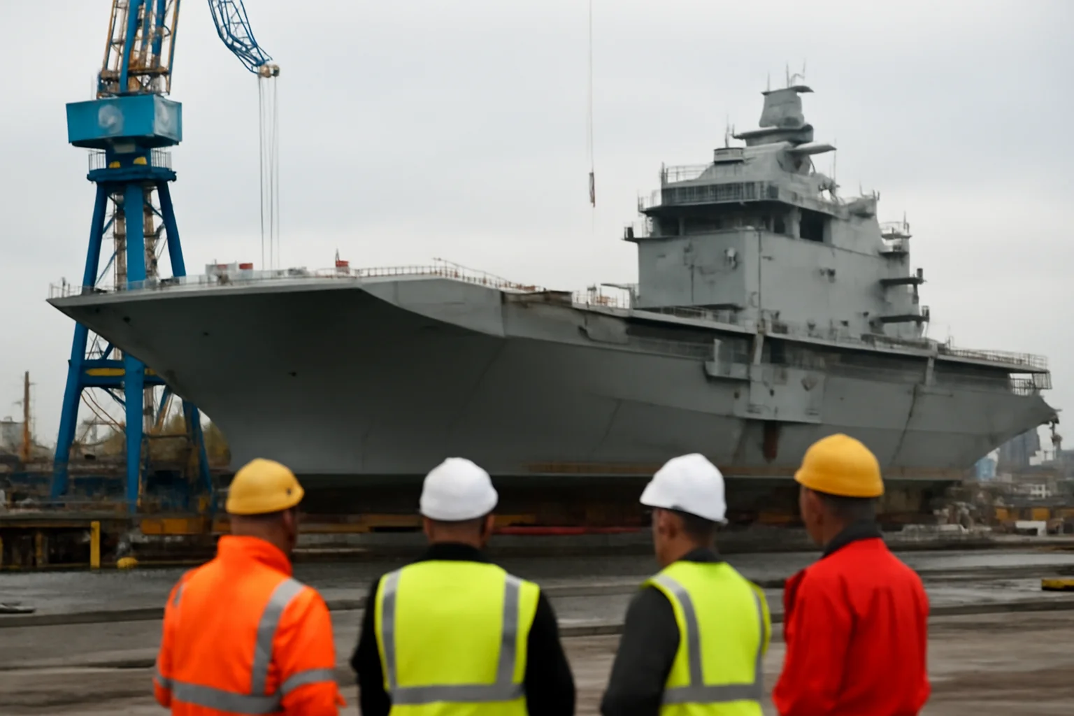 Primul portavion european pentru drone, prezentat la Galați: nava NRP D. Joao II destinată Portugaliei
