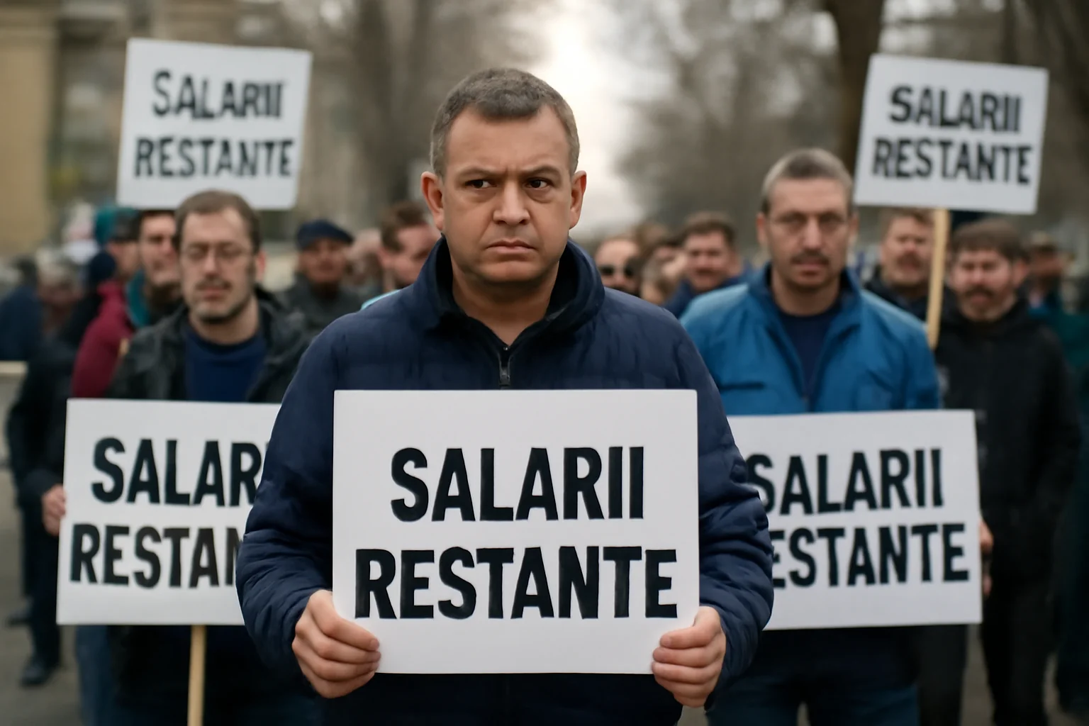 Protest la Galați al angajaților combinatului siderurgic pentru salariile restante