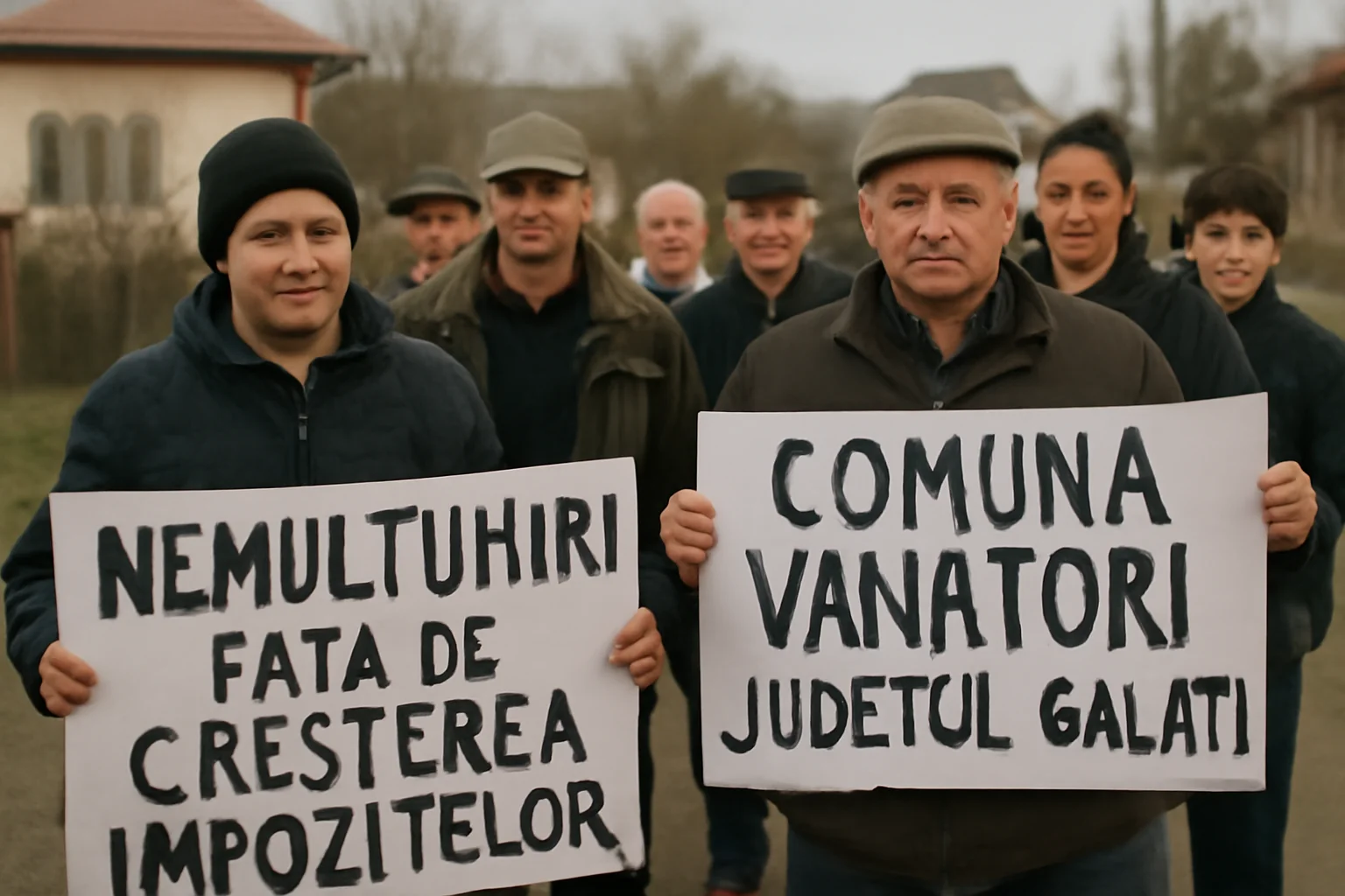 Proteste la Galați după impozite mărite de până la 30 de ori în comuna Vânători