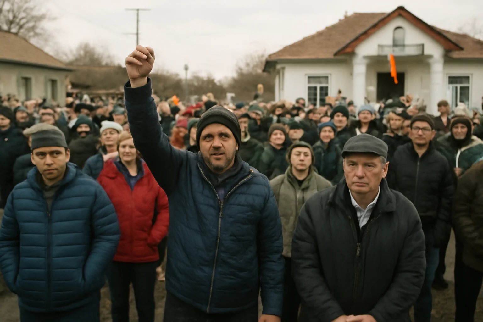Protestele din Galați blochează activitatea unor primării rurale