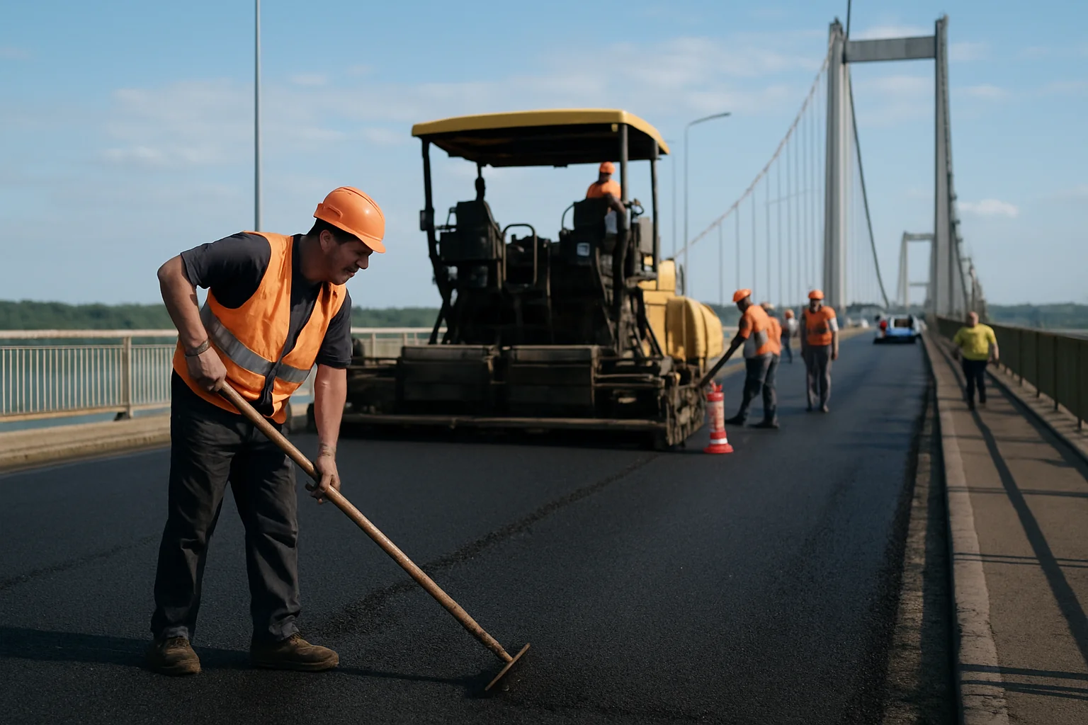 Restricții de trafic pe Podul Brăila pentru asfaltare