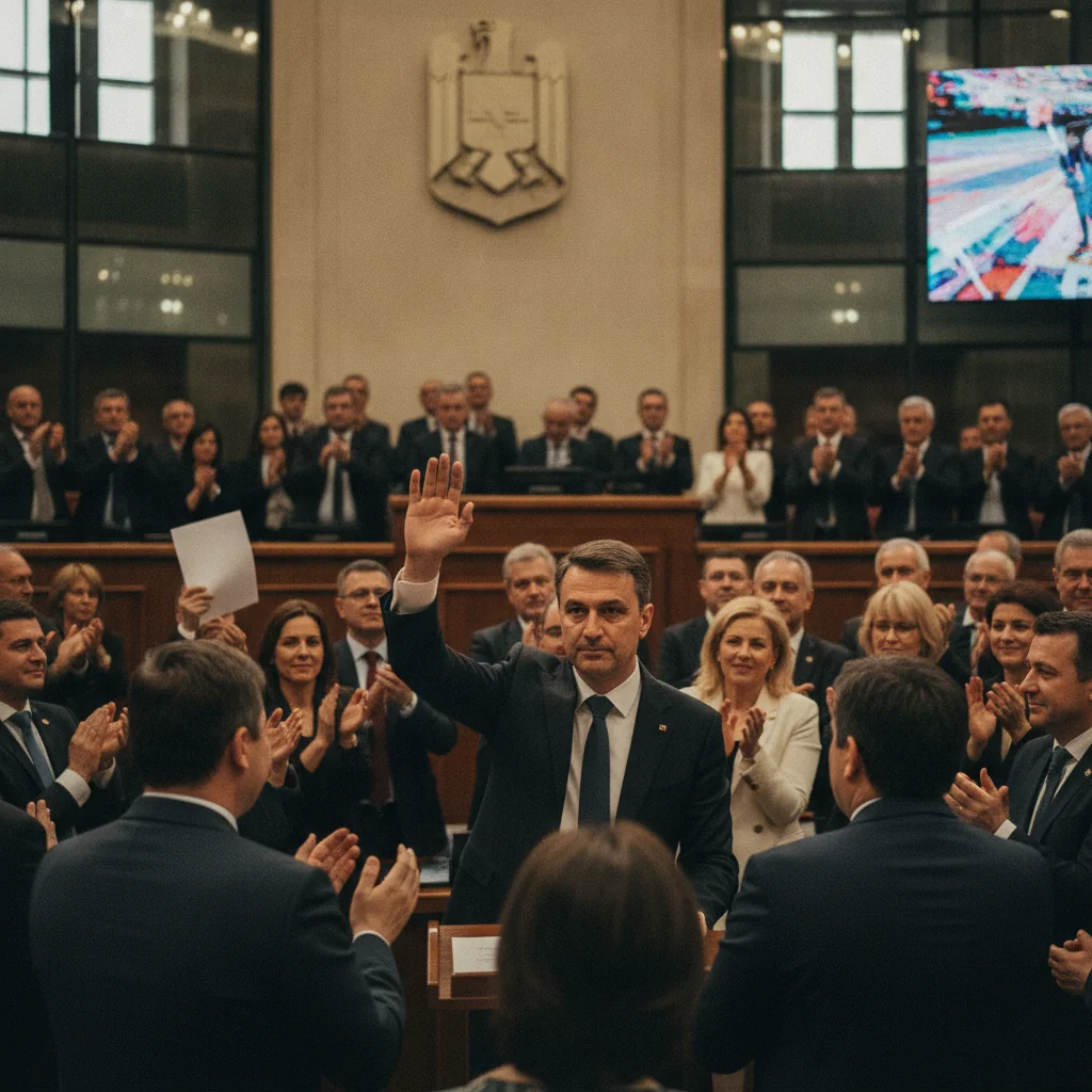 România are un nou Guvern: Cabinetul lui Luca Niculescu, 233 de voturi