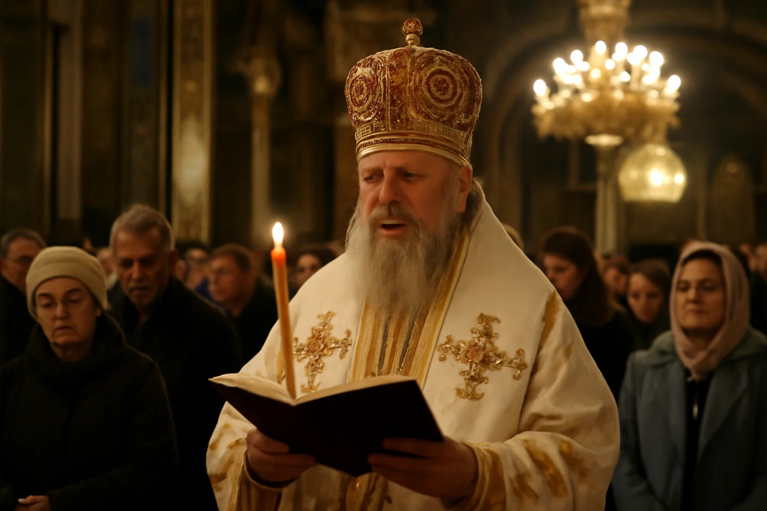 Rugăciune de seară la Catedrala Arhiepiscopală din Galați, oficiată de IPS Casian