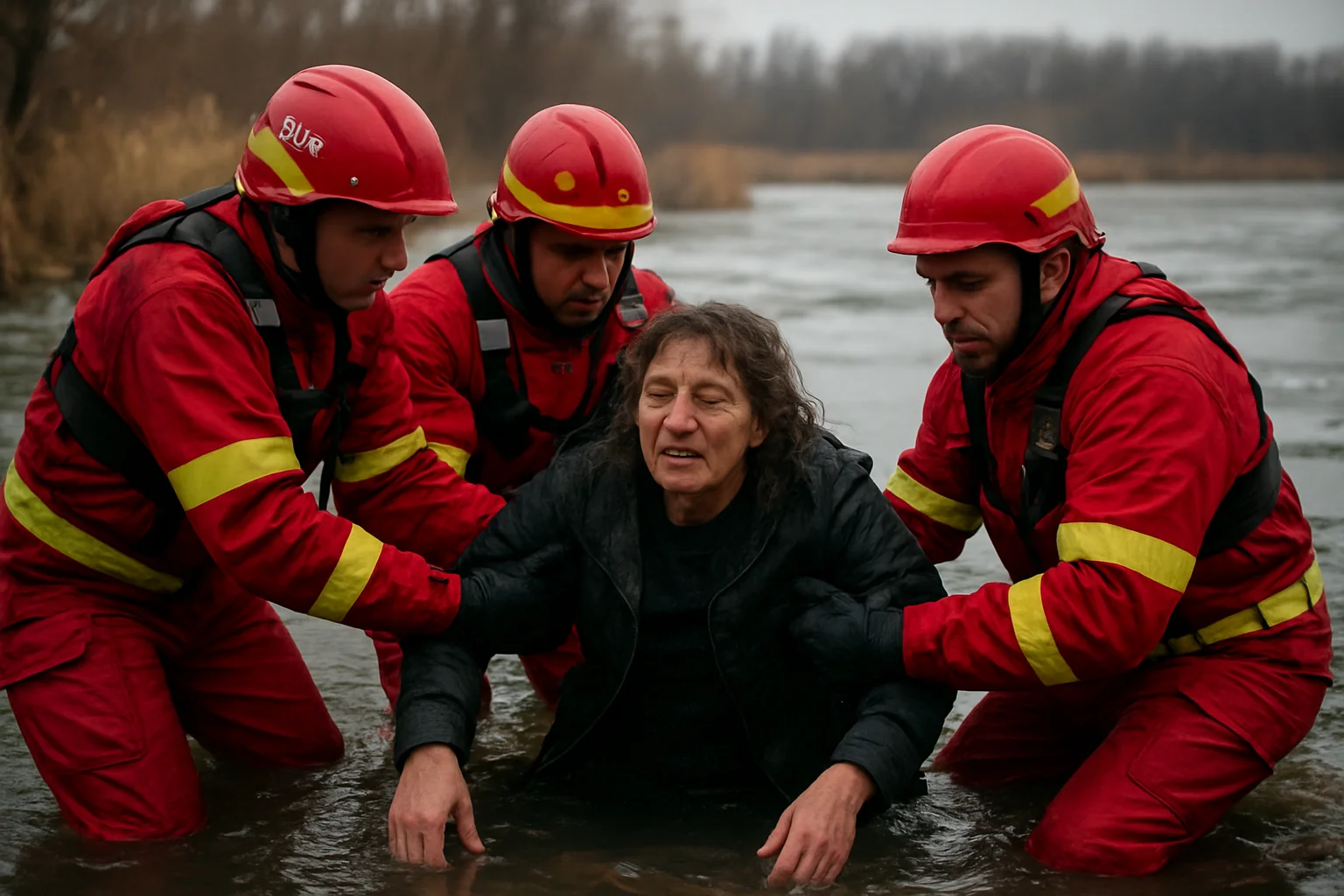 Salvatori SRAU Galați salvează o femeie din ghearele morții