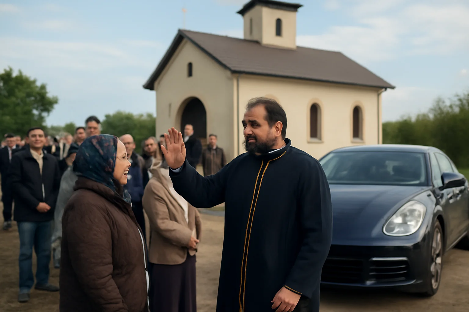 și-a construit biserică, și-a cumpărat Porsche și încearcă să păcălească enoriașii din nou
