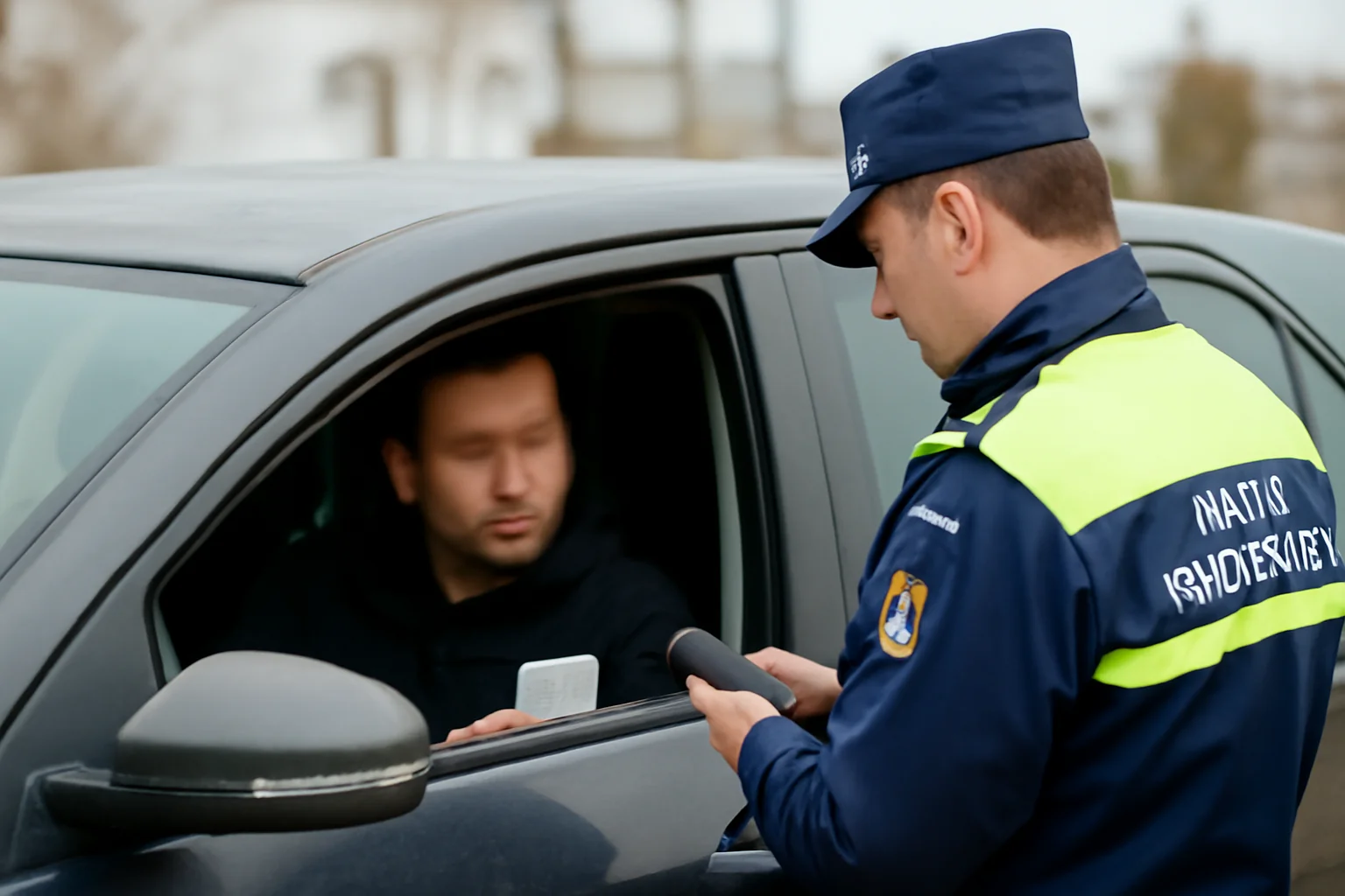 Șofer cu permis suspendat, oprit la volan în Galați de Poliția de Frontieră