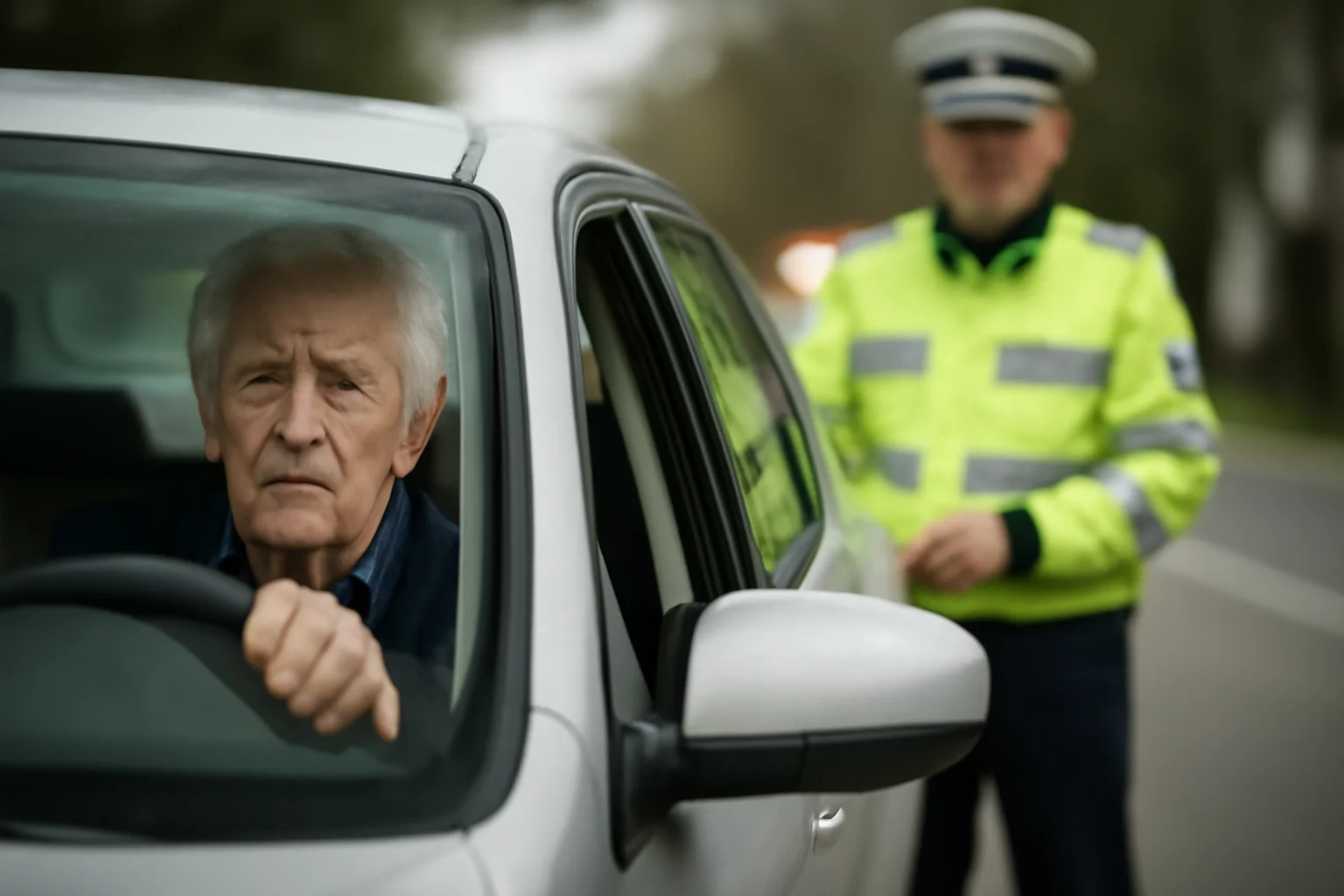 Șofer de 76 de ani din Galați, cu permis suspendat, urmărit în trafic de polițiști