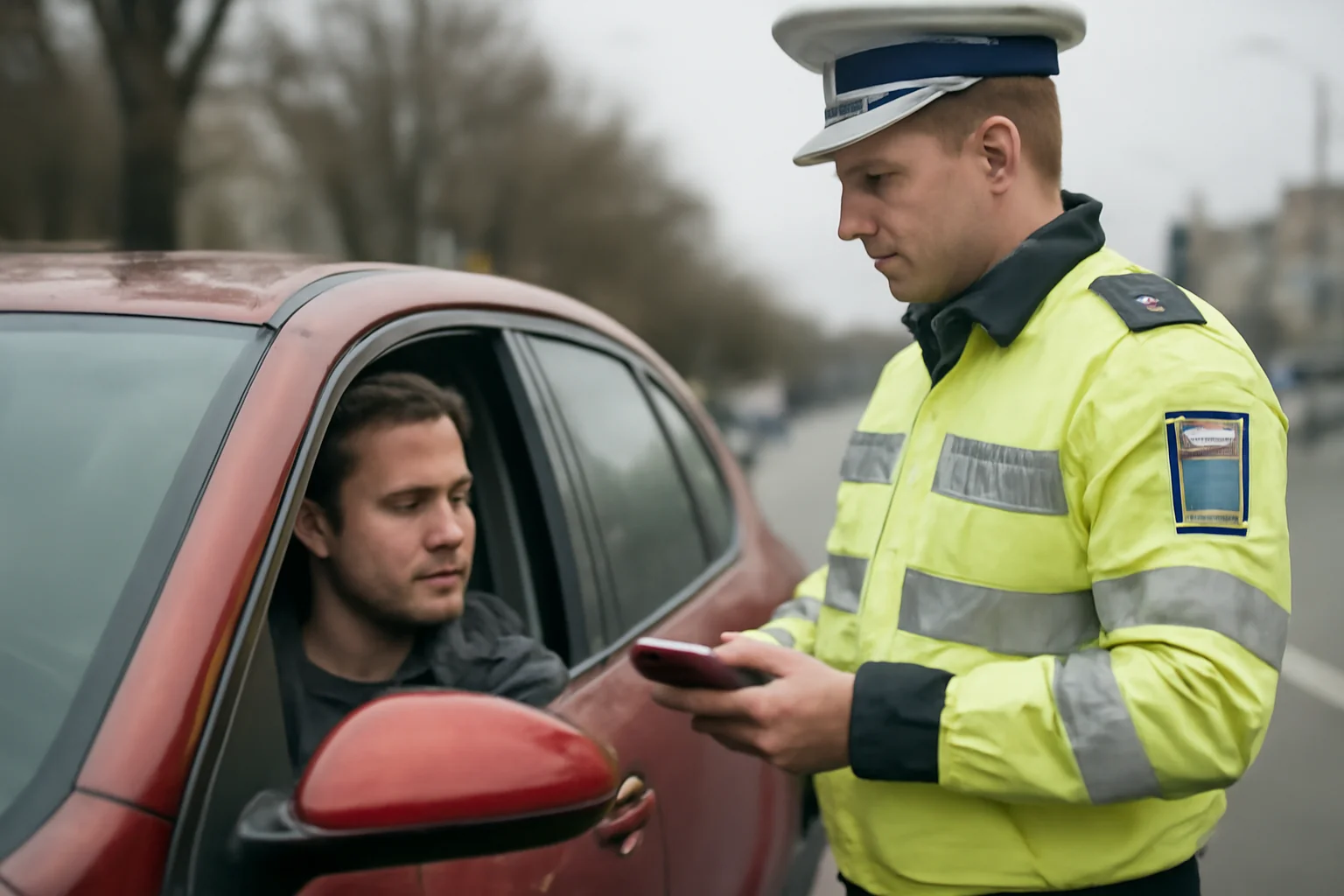 Șofer din Galați, prins de două ori în două zile pe DN 25, după ce i-a fost suspendat permisul