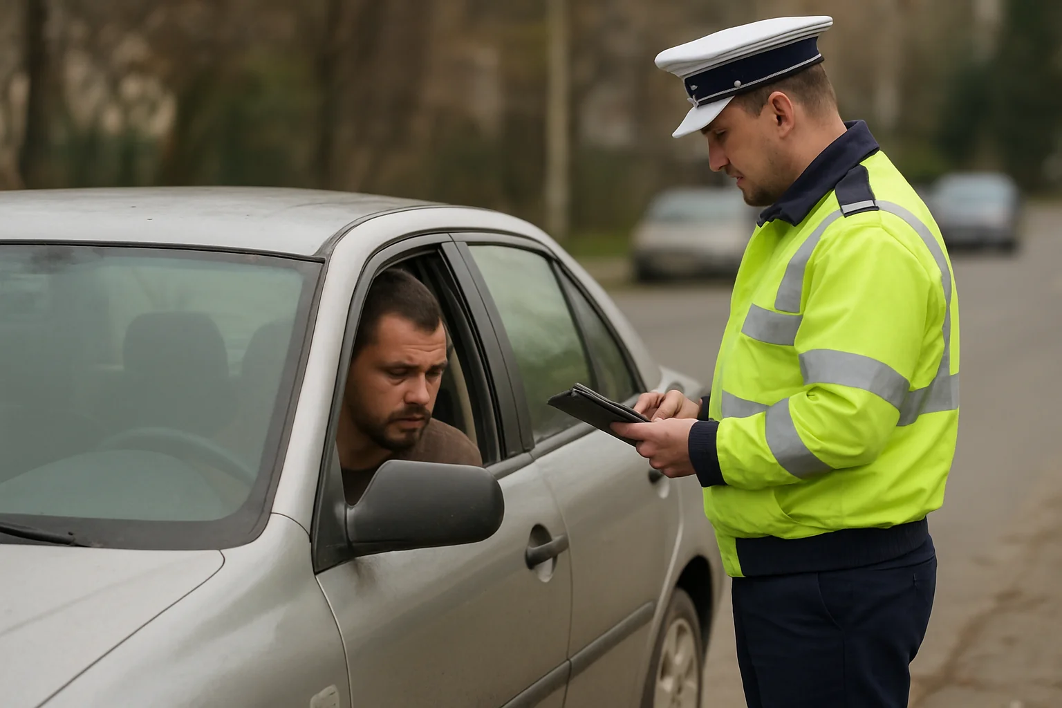 Șofer prins la Stânca, conducea mașină radiată din Olanda