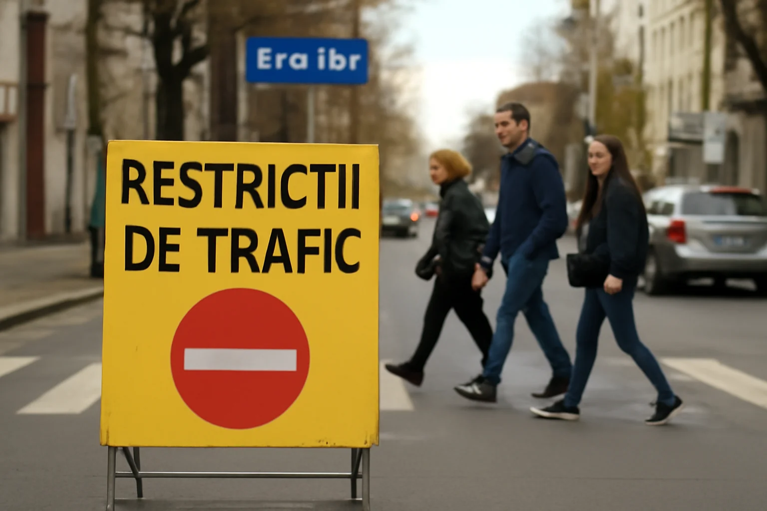Trafic restricționat pe strada Eroilor din Galați sâmbătă, 7 februarie 2026