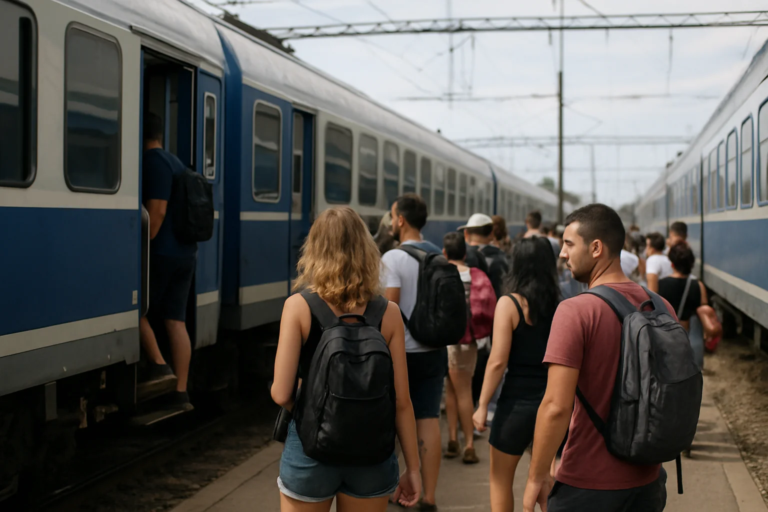 Trenuri suplimentare Constanța-Mangalia pentru festival